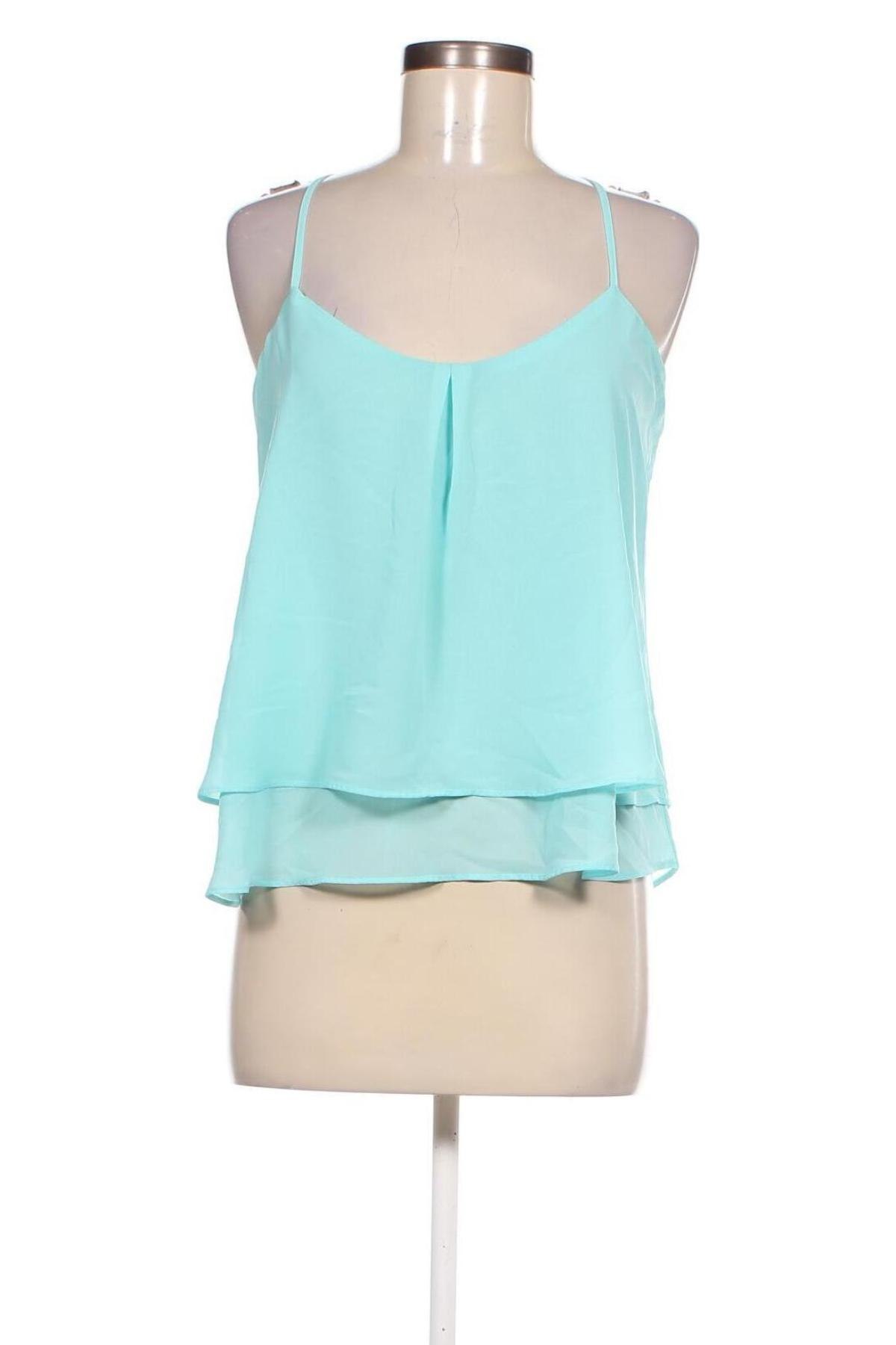 Damentop Bershka, Größe L, Farbe Blau, Preis 4,49 €