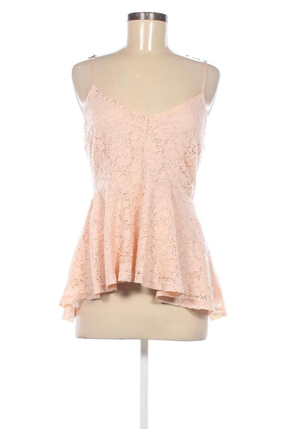 Damentop Gina Tricot, Größe L, Farbe Beige, Preis € 6,99