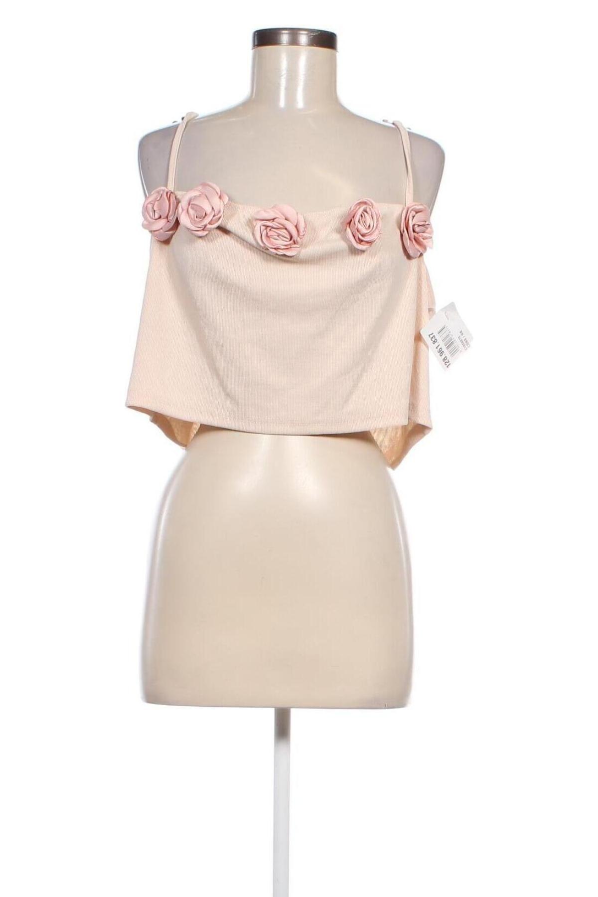 Damentop SHEIN, Größe 4XL, Farbe Beige, Preis € 3,99