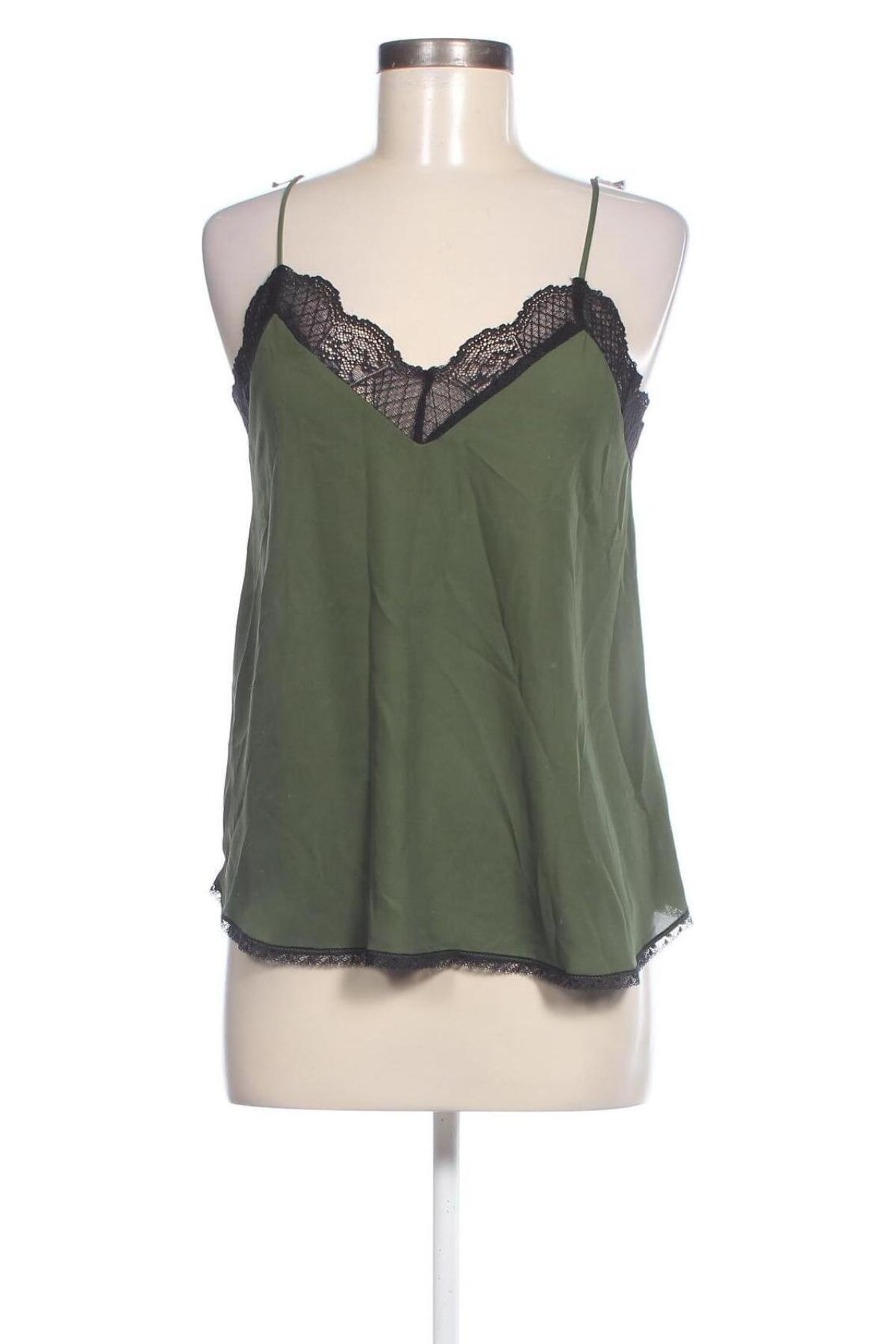 Tricou de damă Stradivarius, Mărime M, Culoare Verde, Preț 21,99 Lei