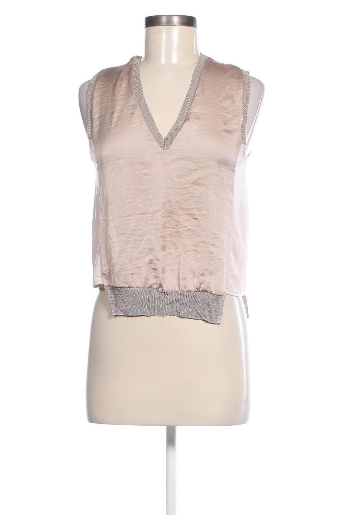 Damentop Zara, Größe S, Farbe Beige, Preis 5,49 €