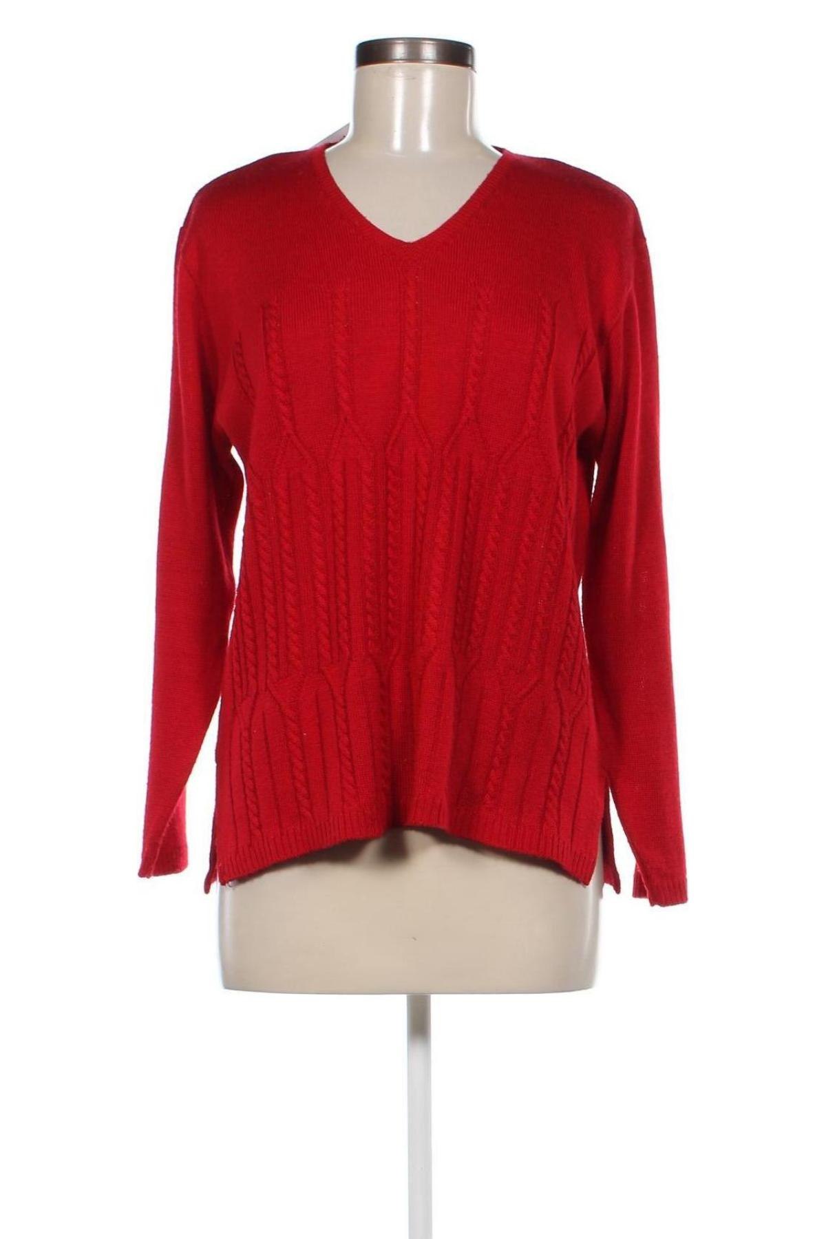 Damenpullover, Größe M, Farbe Rot, Preis 9,49 €