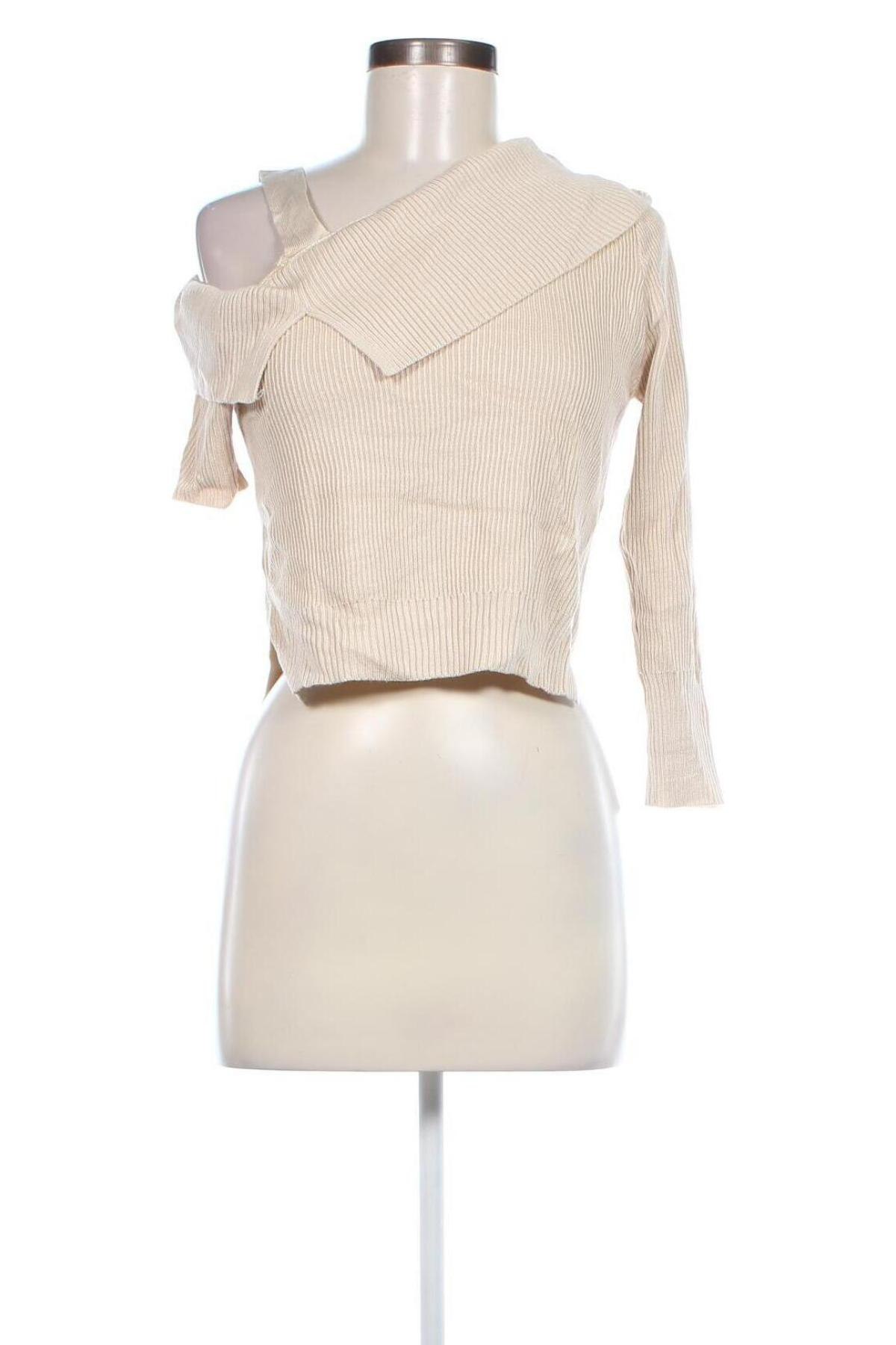 Damenpullover Fashion nova, Größe L, Farbe Beige, Preis € 20,29