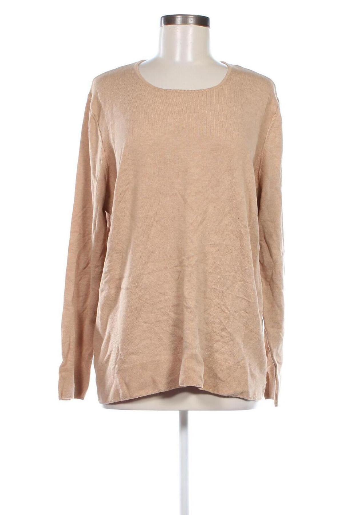 Damenpullover G.W., Größe XL, Farbe Beige, Preis 6,99 €