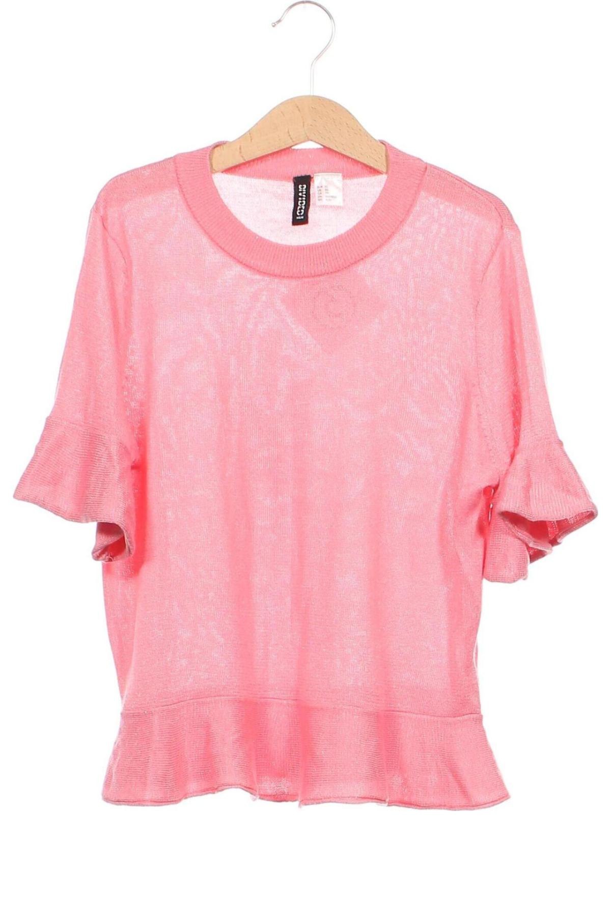 Damenpullover H&M Divided, Größe XS, Farbe Rosa, Preis 8,49 €