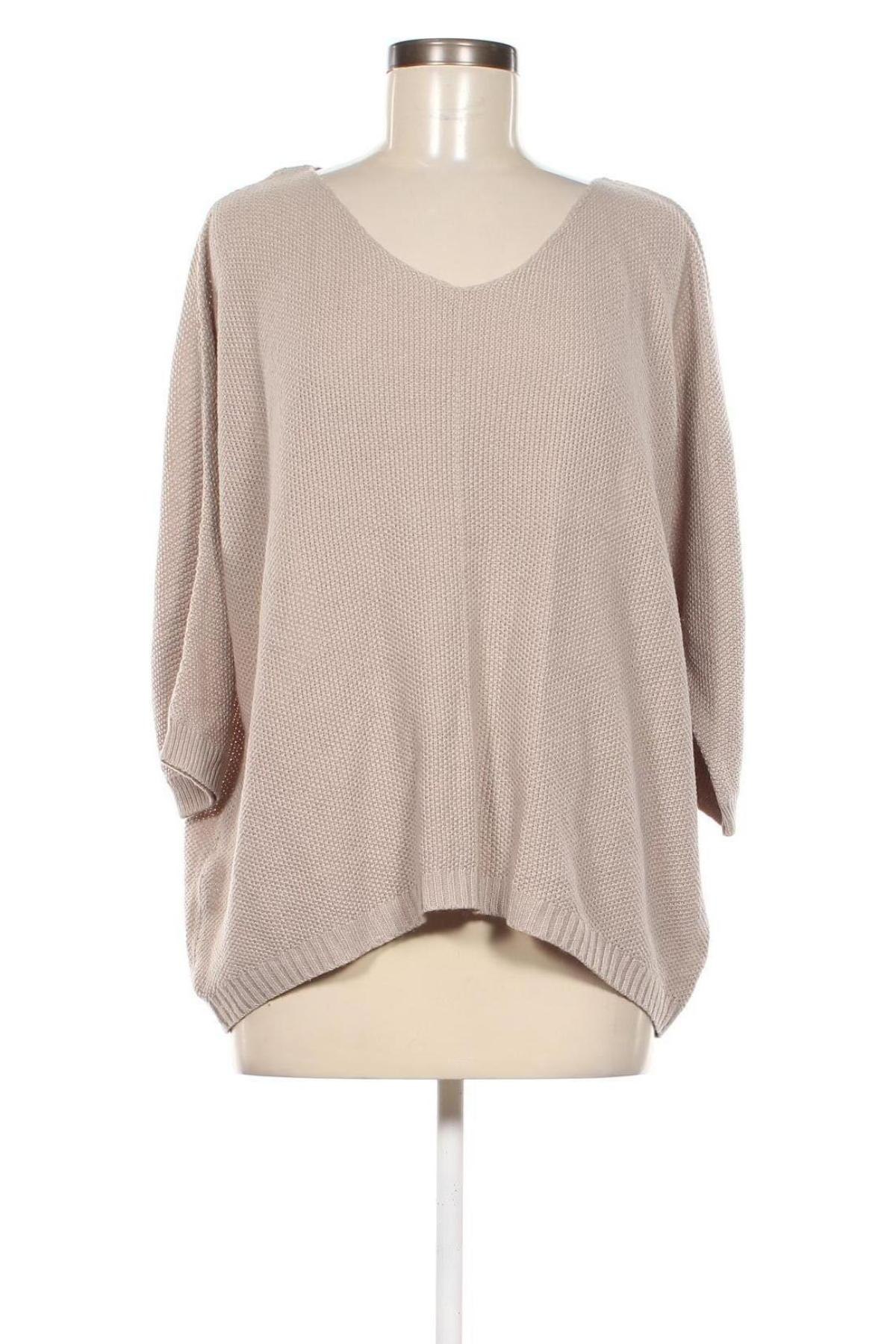 Damenpullover Infinity, Größe L, Farbe Beige, Preis € 7,49