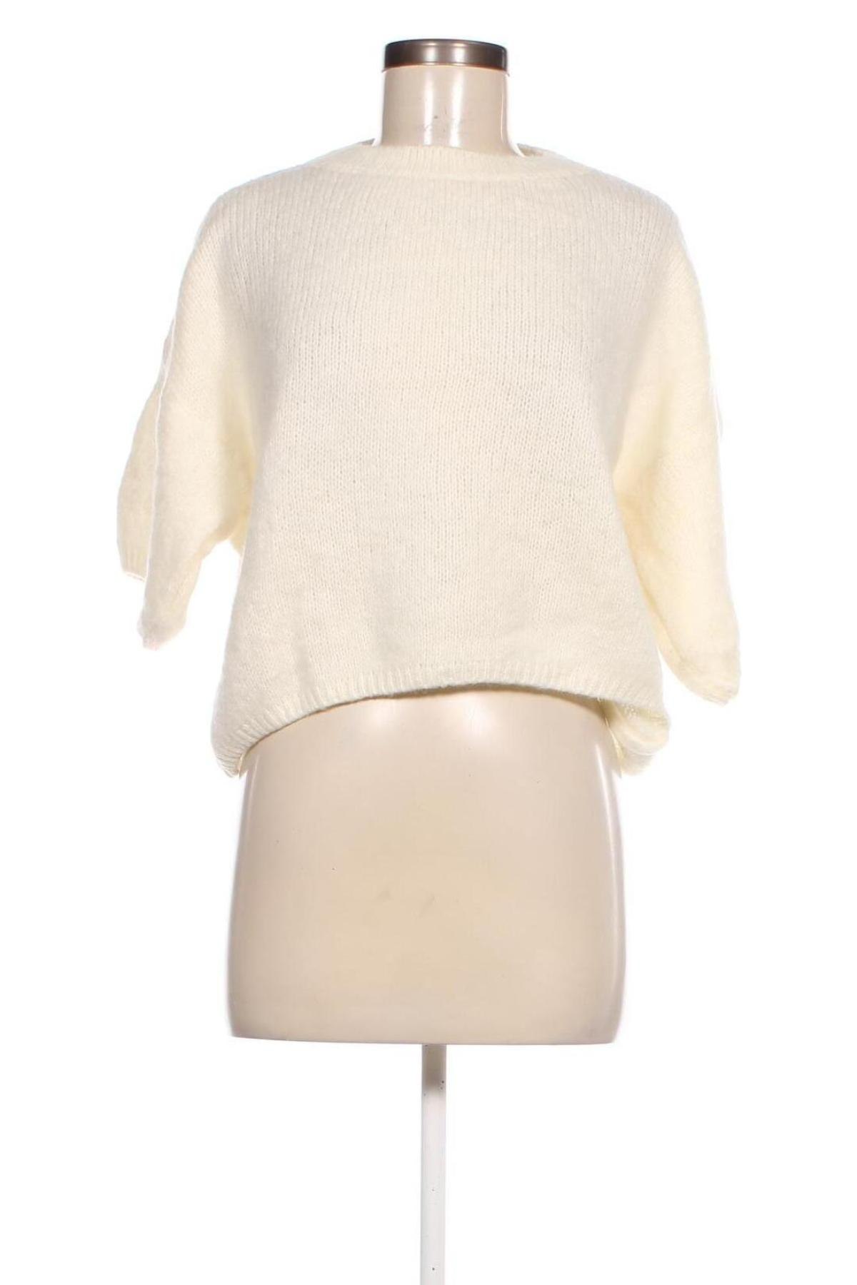 Damenpullover Luxe, Größe M, Farbe Ecru, Preis 10,29 €