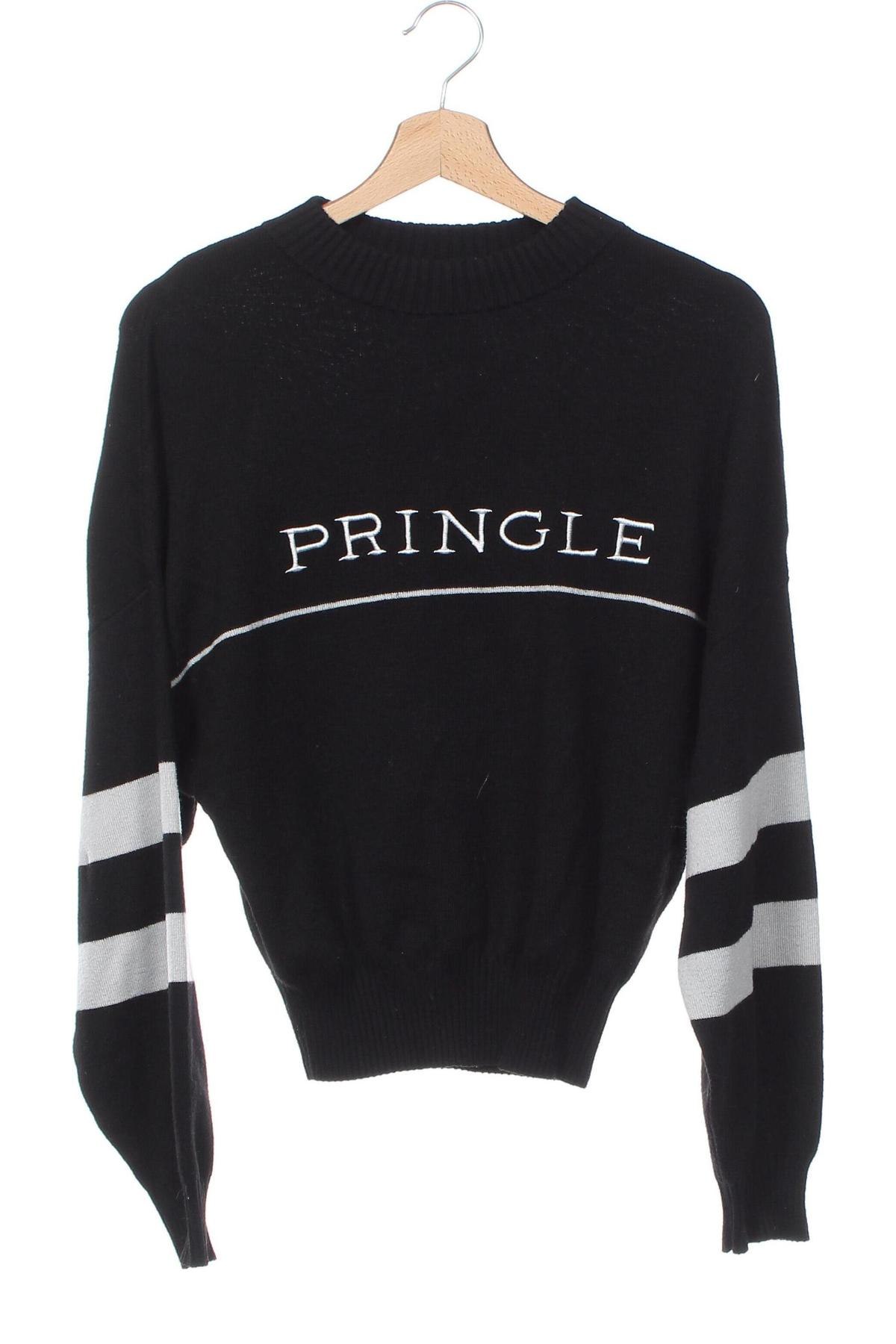 Damski sweter Pringle of Scotland x H&M, Rozmiar XS, Kolor Czarny, Cena 117,99 zł