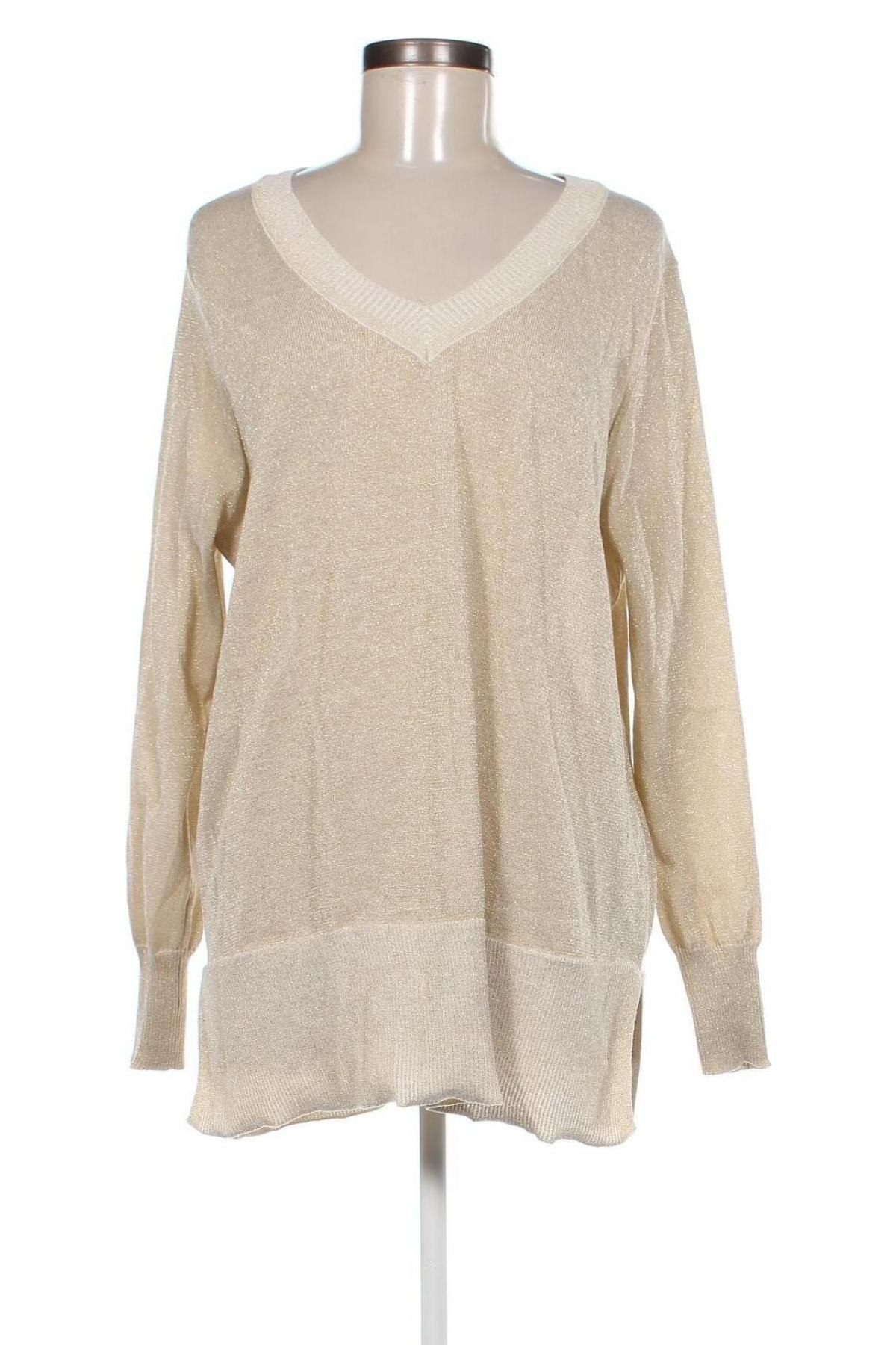 Damenpullover Rockmans, Größe M, Farbe Beige, Preis € 12,99