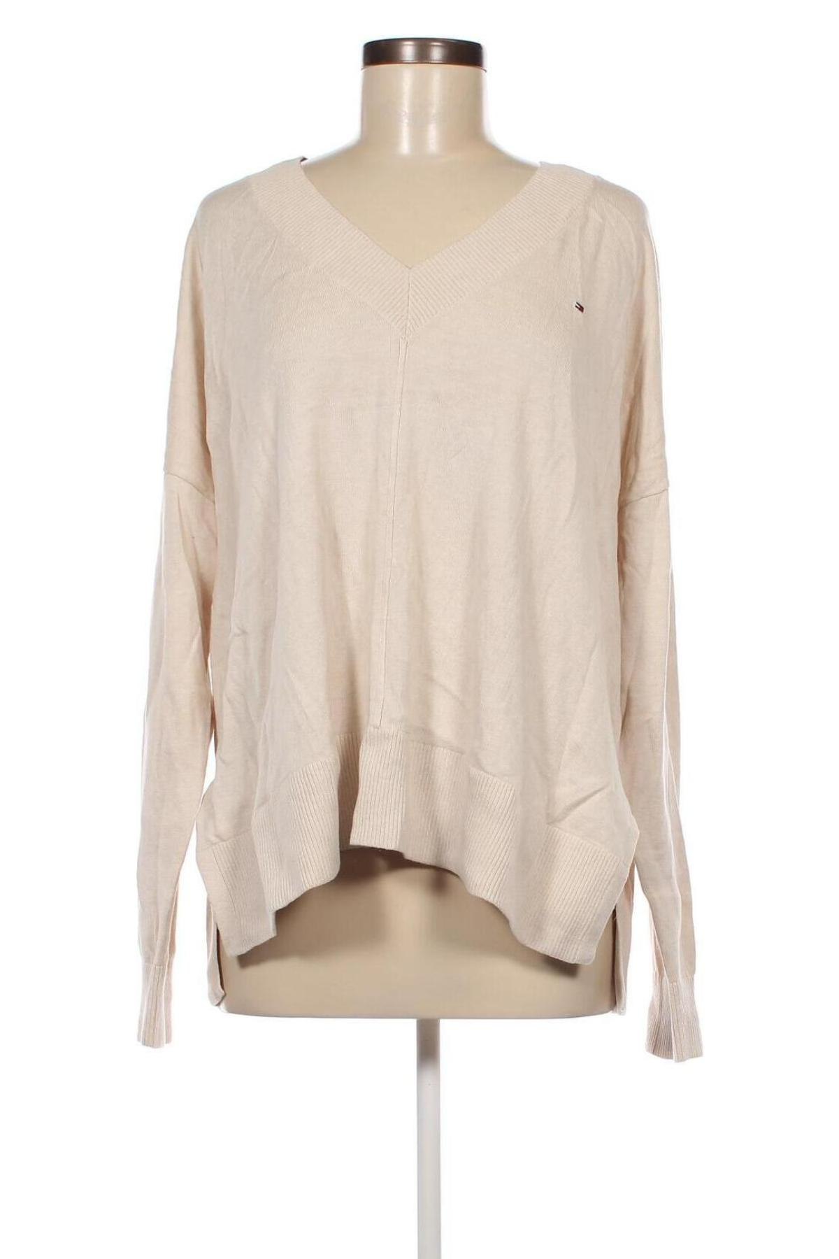 Damenpullover Tommy Hilfiger, Größe XL, Farbe Beige, Preis 49,99 €