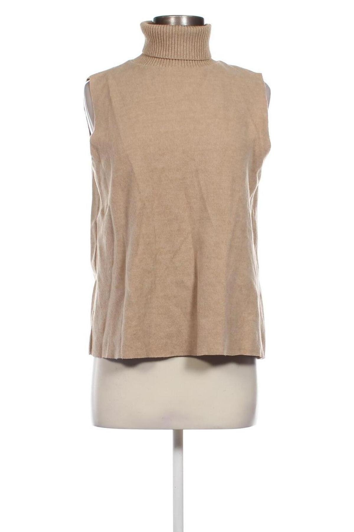 Damenpullover Zara, Größe L, Farbe Beige, Preis 9,49 €