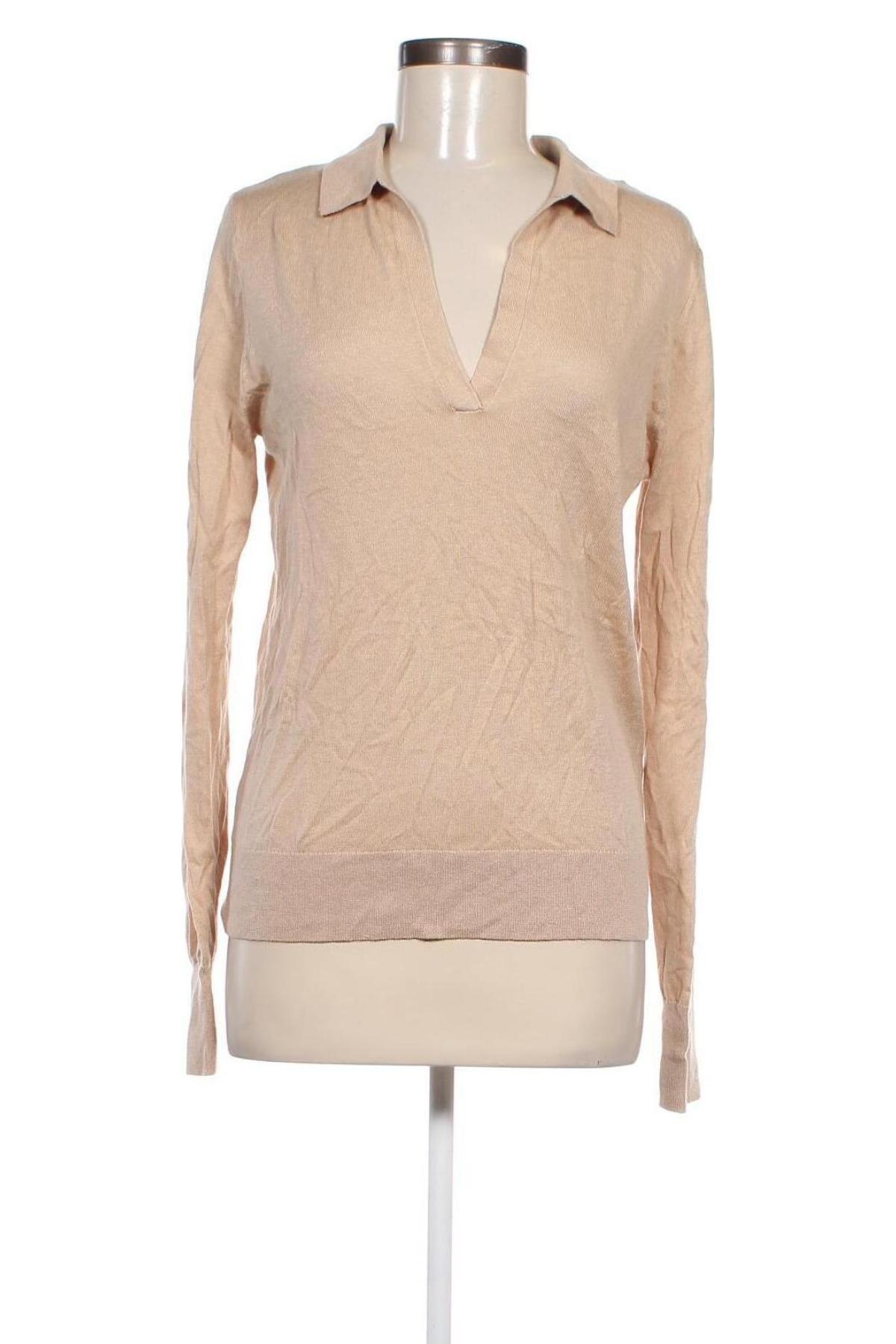 Damenpullover Zara, Größe L, Farbe Beige, Preis 9,99 €