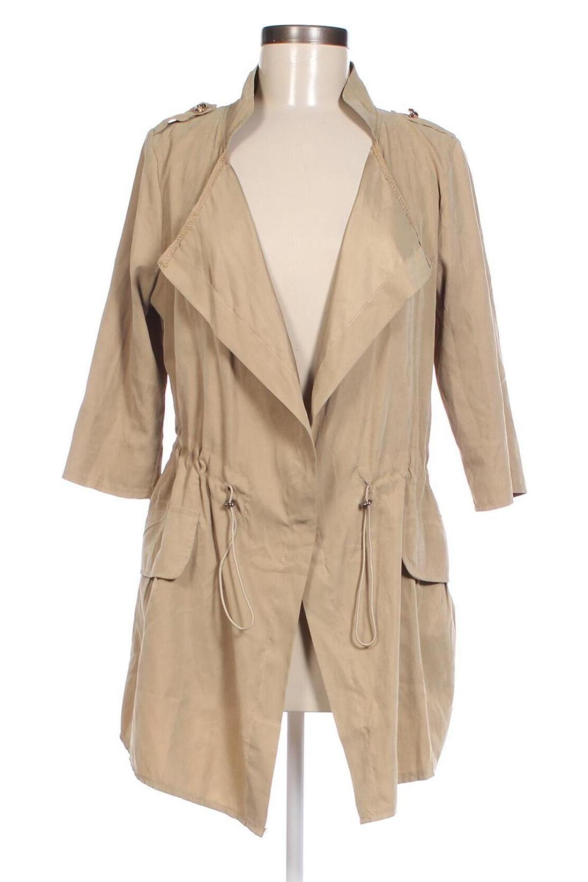 Damen Trenchcoat, Größe XL, Farbe Beige, Preis 24,99 €