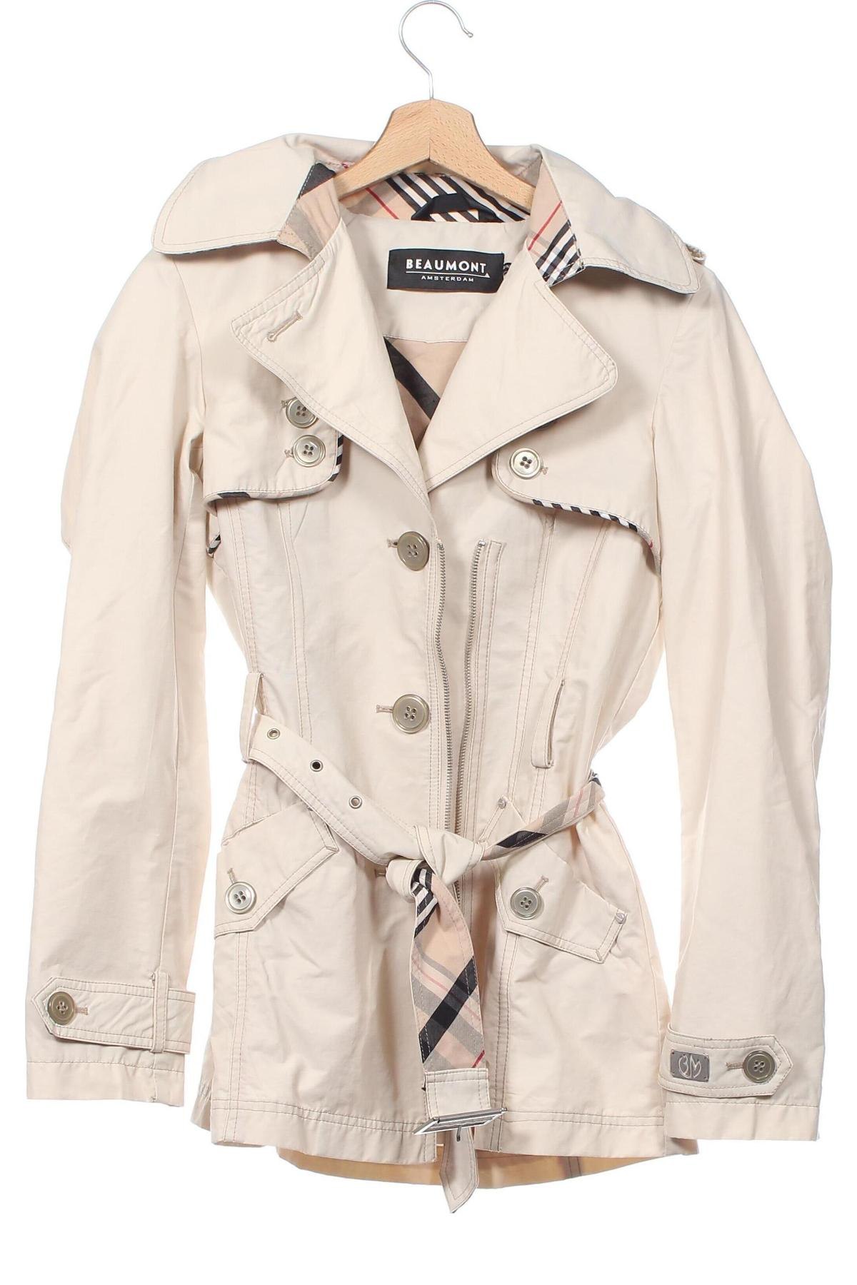 Damen Trenchcoat Beaumont, Größe S, Farbe Beige, Preis 61,99 €