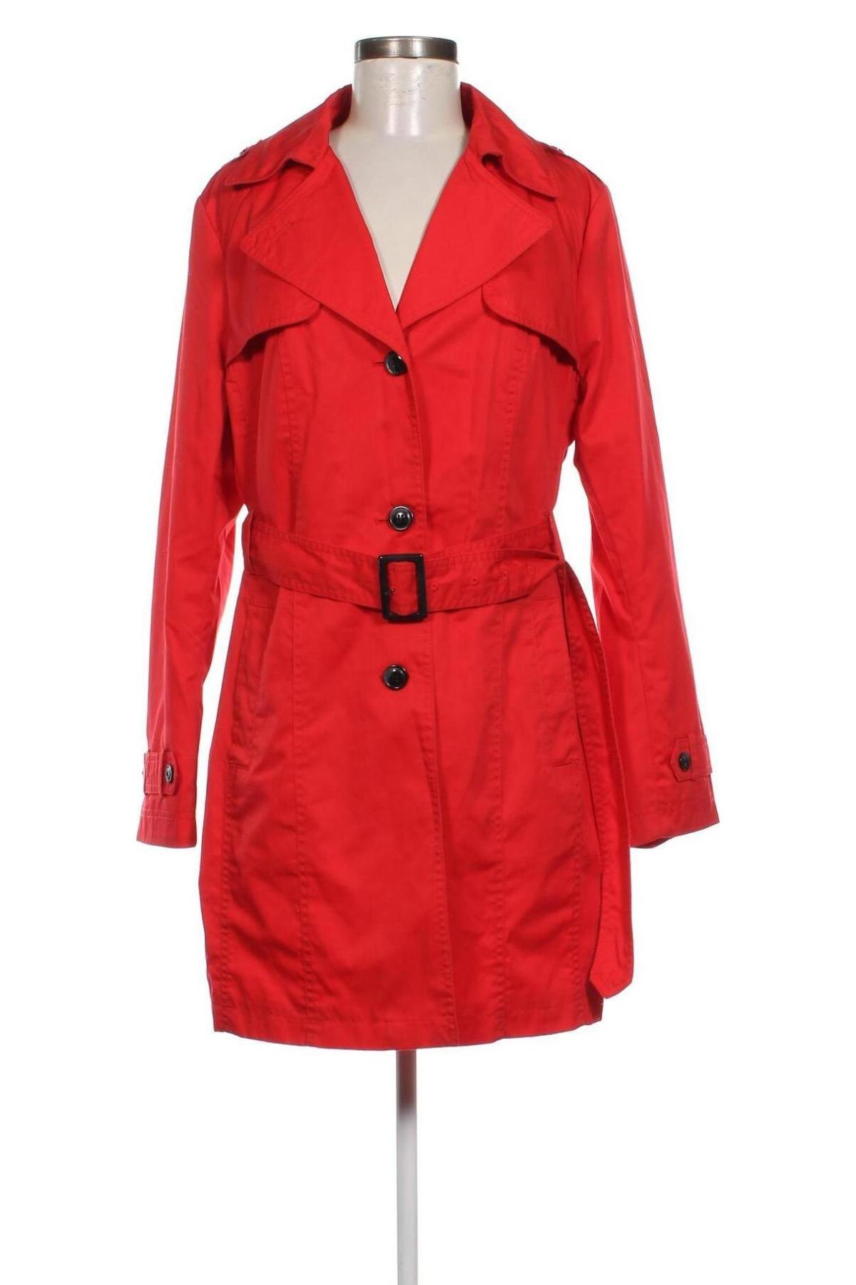 Damen Trenchcoat C&A, Größe XL, Farbe Rot, Preis 21,82 €