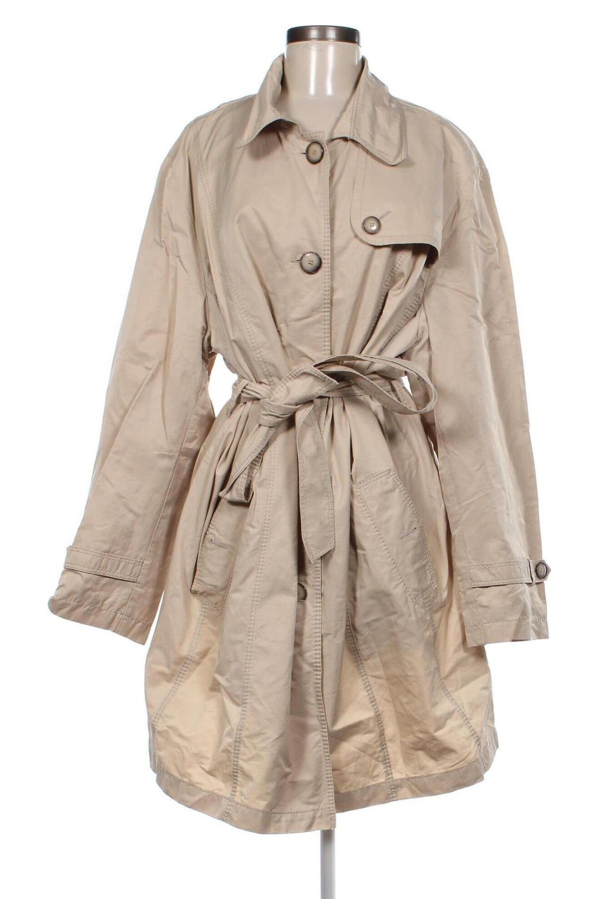 Damen Trench Coat KJ Brand, Größe L, Farbe Beige, Preis € 16,16