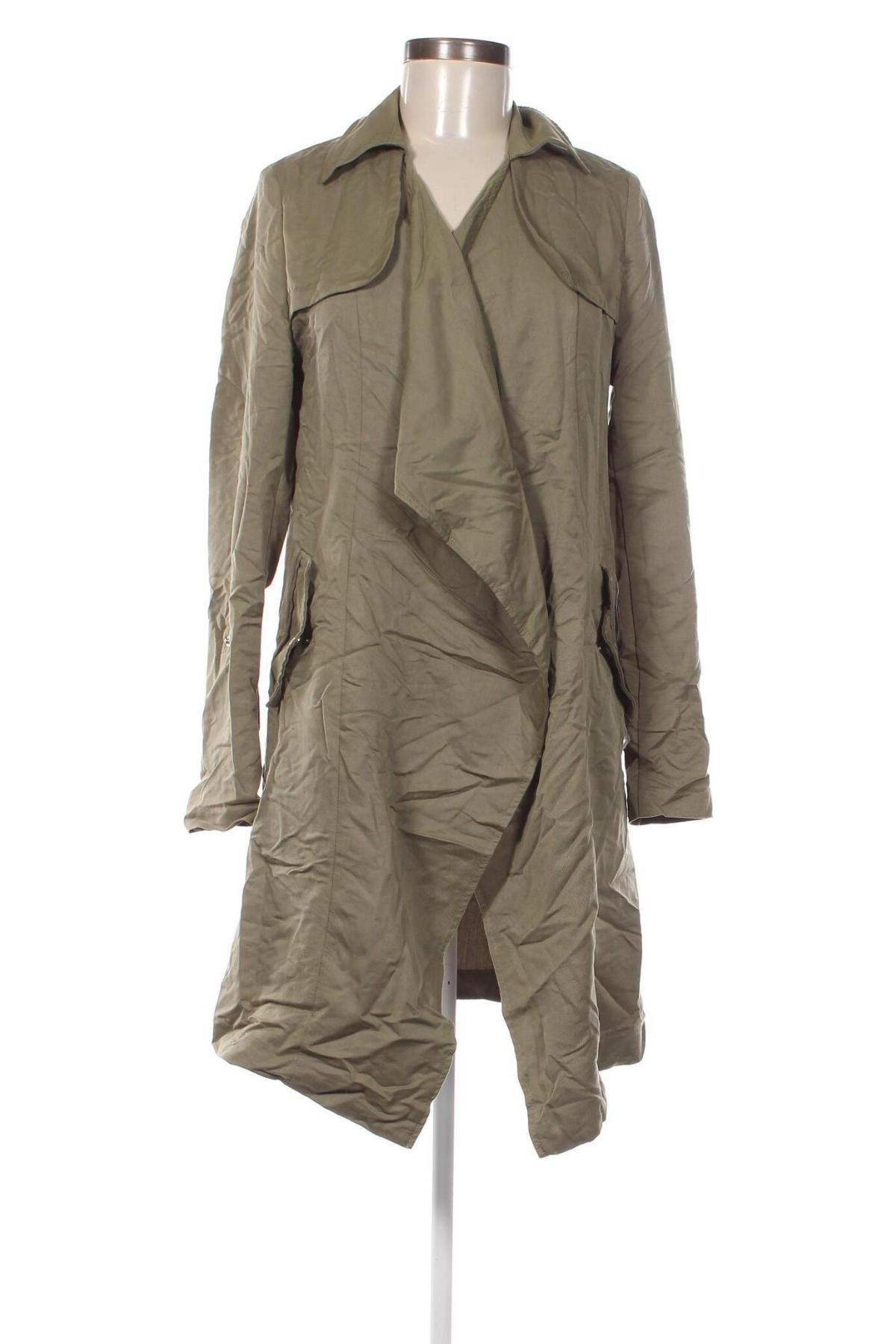 Damen Trenchcoat New Look, Größe XS, Farbe Grün, Preis 47,79 €