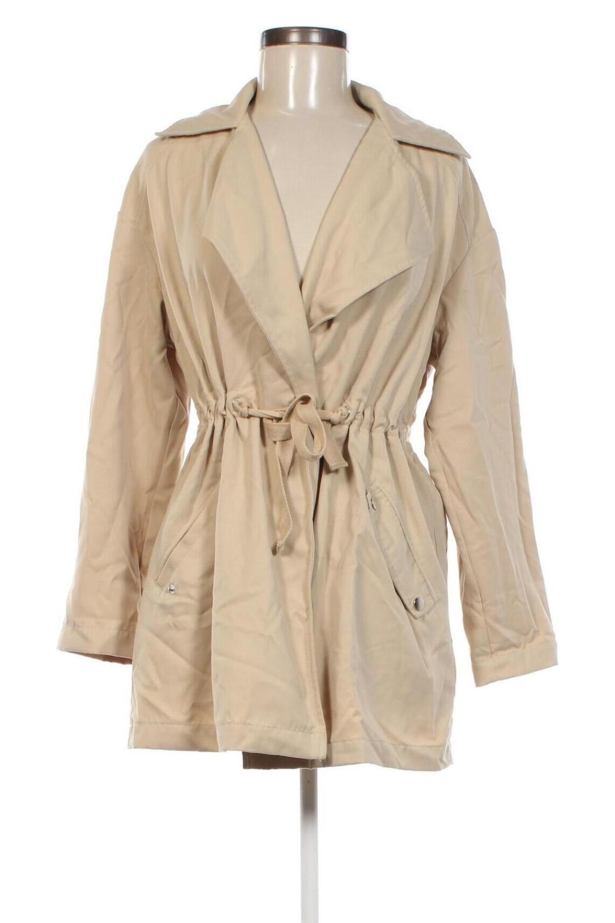 Damen Trench Coat Pimkie, Größe S, Farbe Beige, Preis € 21,99