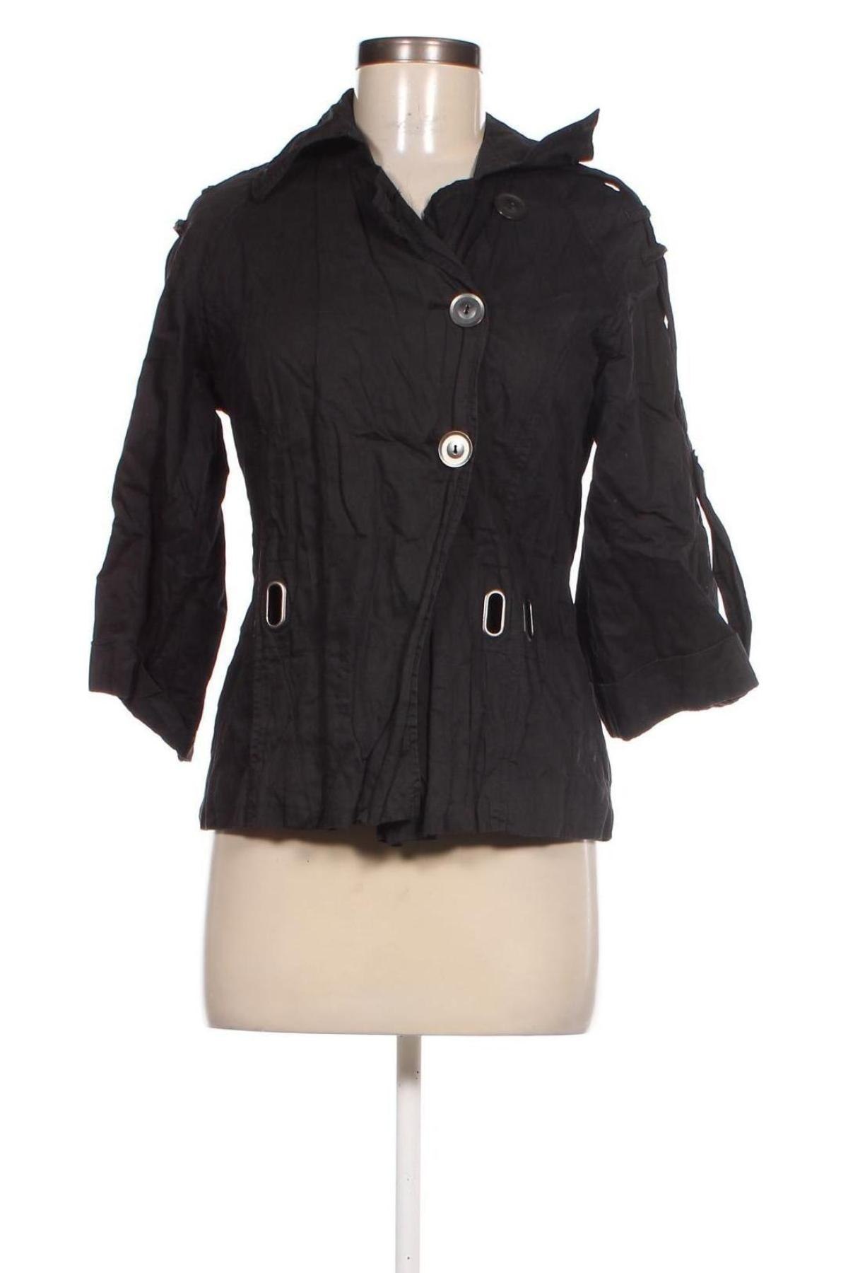 Trench de femei Reserved, Mărime S, Culoare Negru, Preț 89,99 Lei