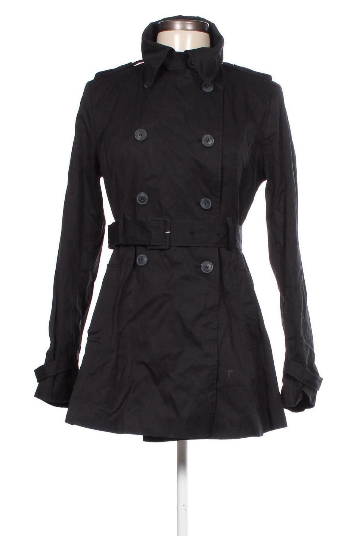 Damen Trenchcoat Samsoe & Samsoe, Größe S, Farbe Schwarz, Preis 105,29 €