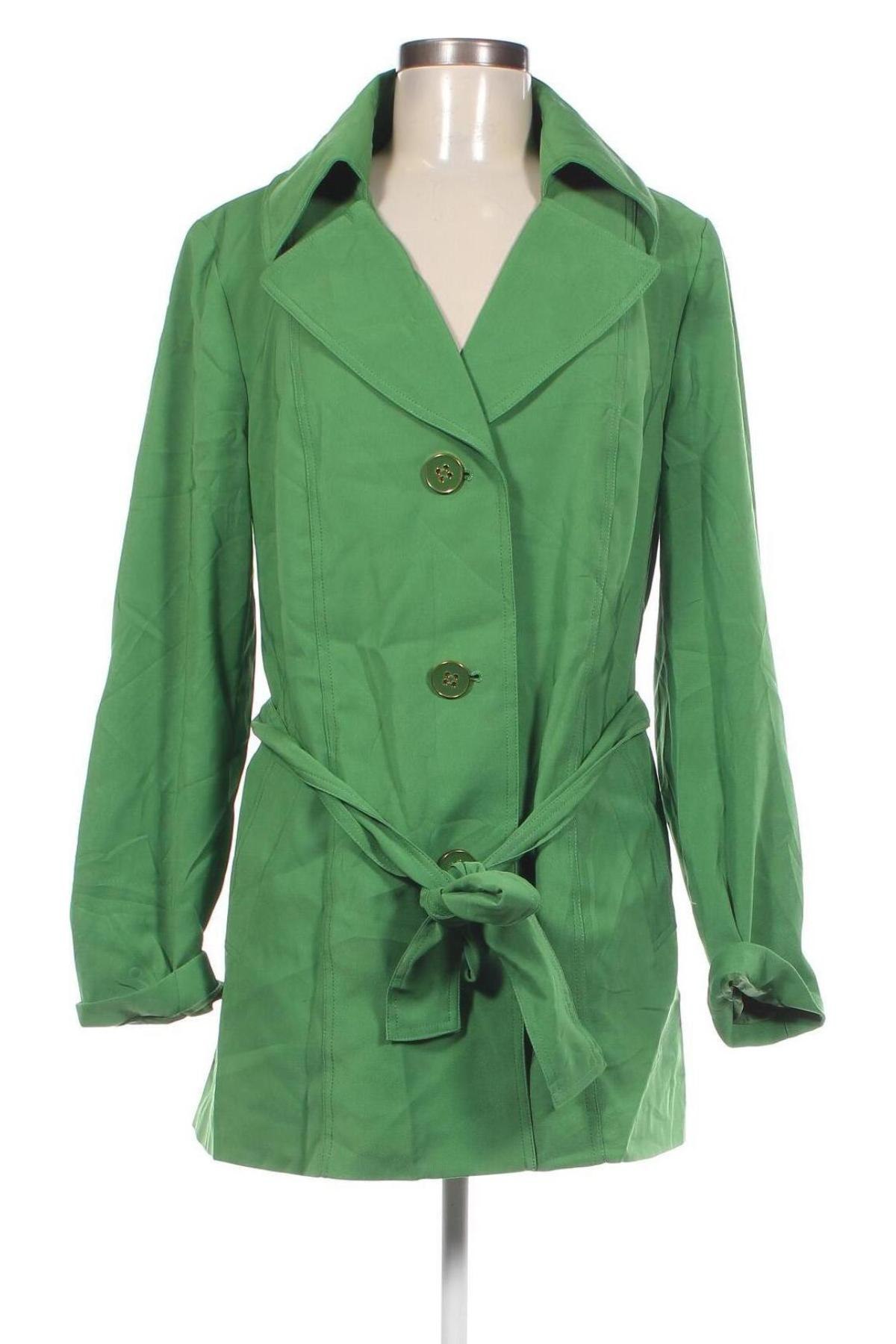 Trench de femei Susan Graver, Mărime M, Culoare Verde, Preț 223,99 Lei