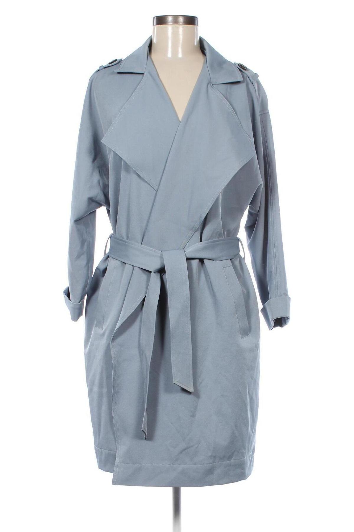 Damen Trenchcoat Vero Moda, Größe M, Farbe Blau, Preis 24,46 €