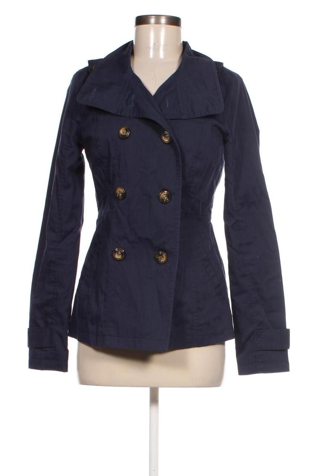 Damen Trenchcoat Vero Moda, Größe S, Farbe Blau, Preis 33,79 €