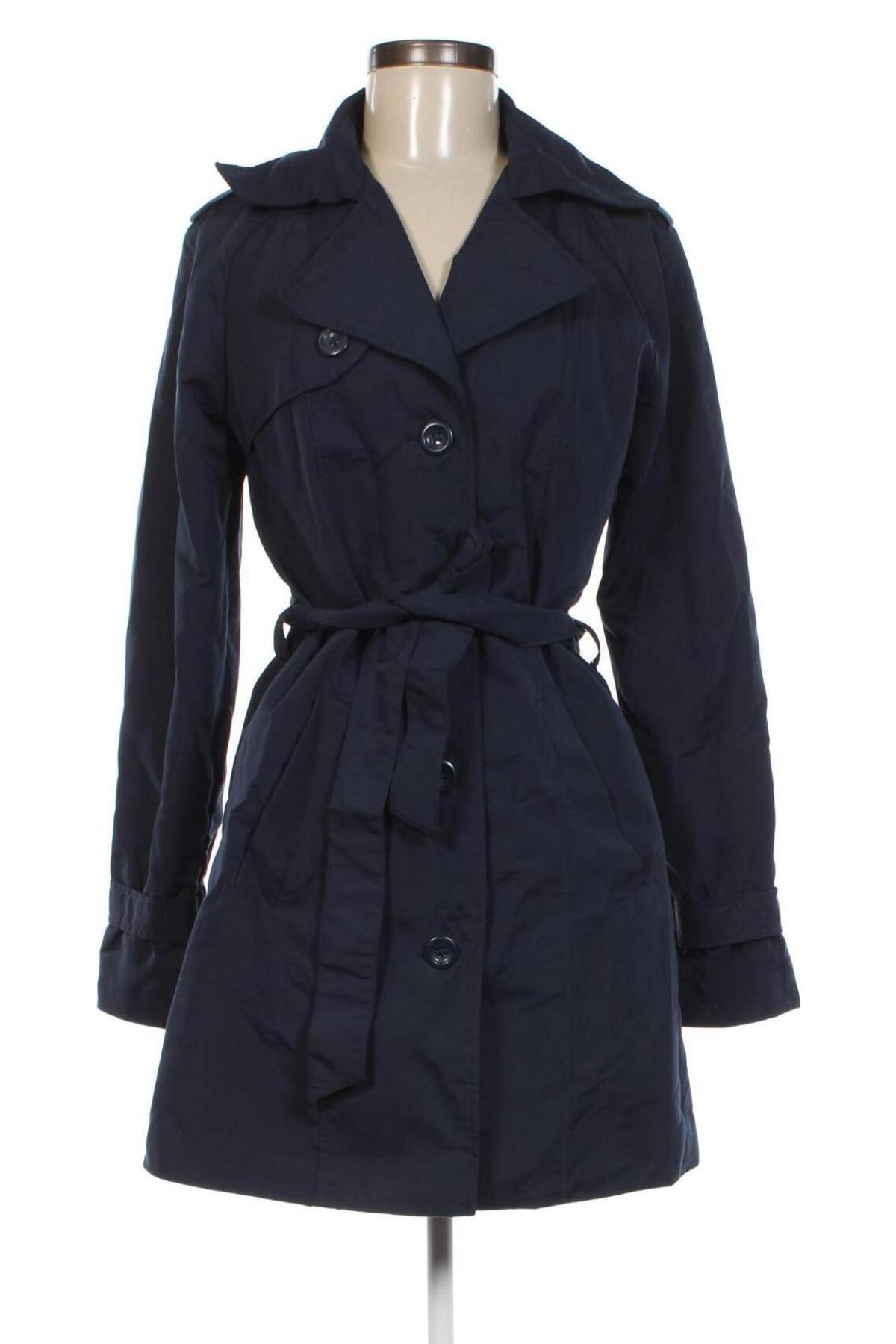 Damen Trenchcoat Vero Moda, Größe S, Farbe Blau, Preis 33,99 €