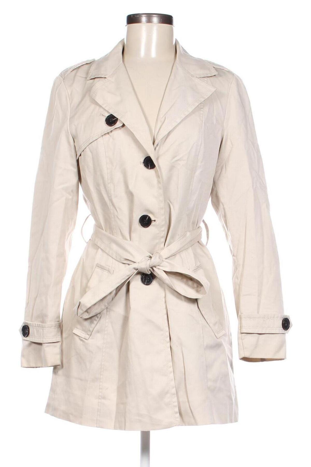 Damen Trenchcoat Vero Moda, Größe S, Farbe Ecru, Preis 33,79 €