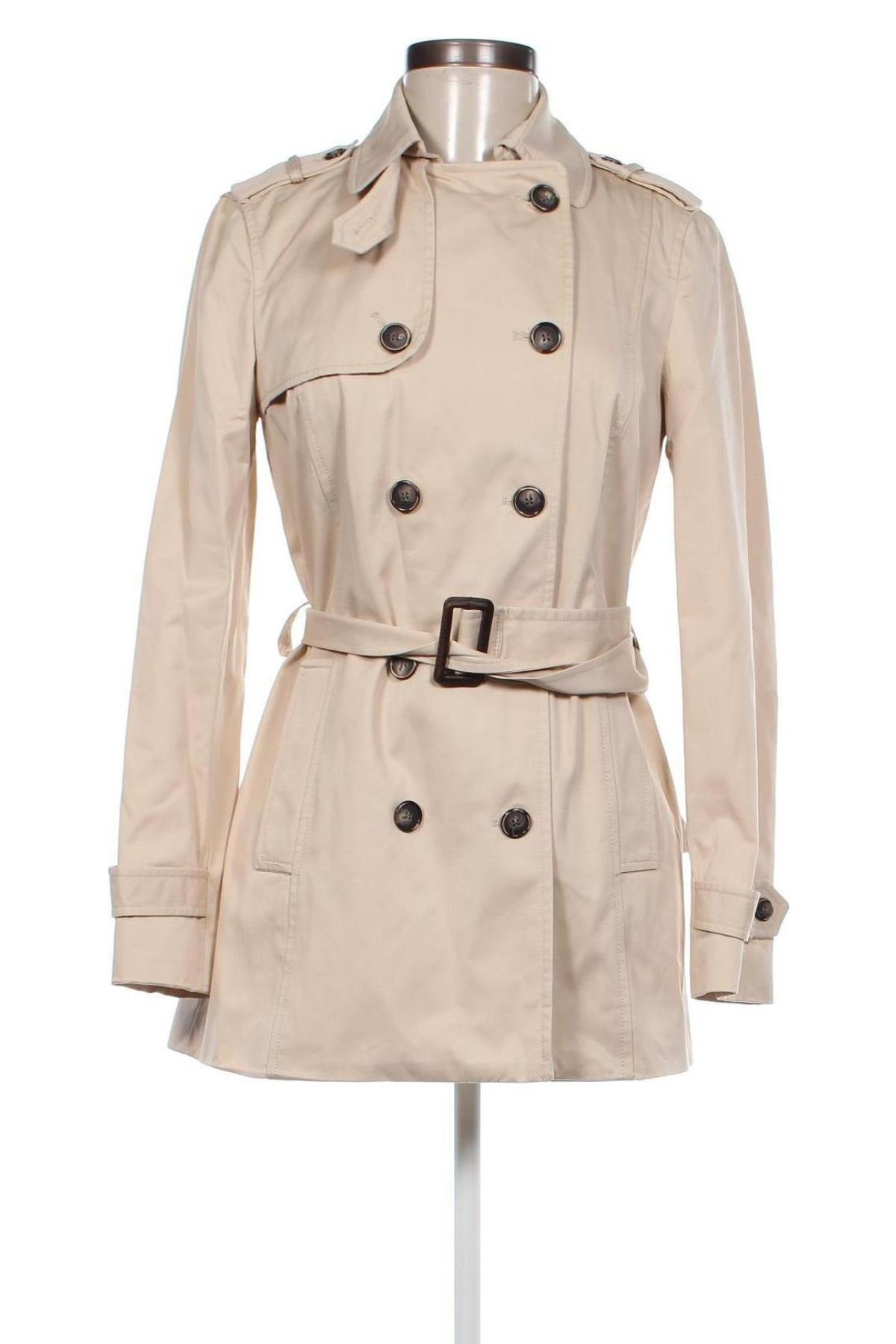 Damen Trenchcoat Zara, Größe M, Farbe Beige, Preis 18,49 €