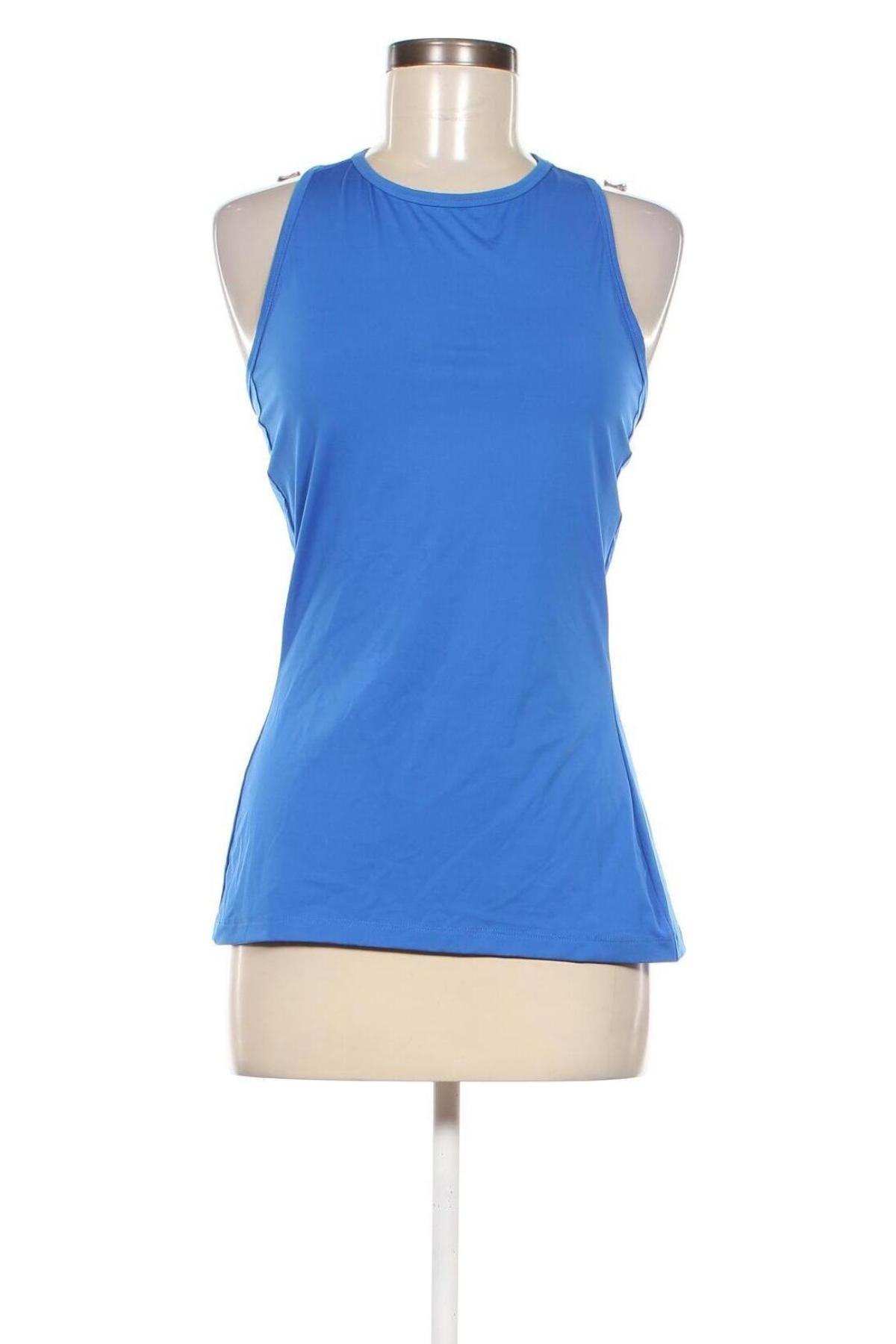 Damen Sporttop Adidas, Größe M, Farbe Blau, Preis 23,99 €