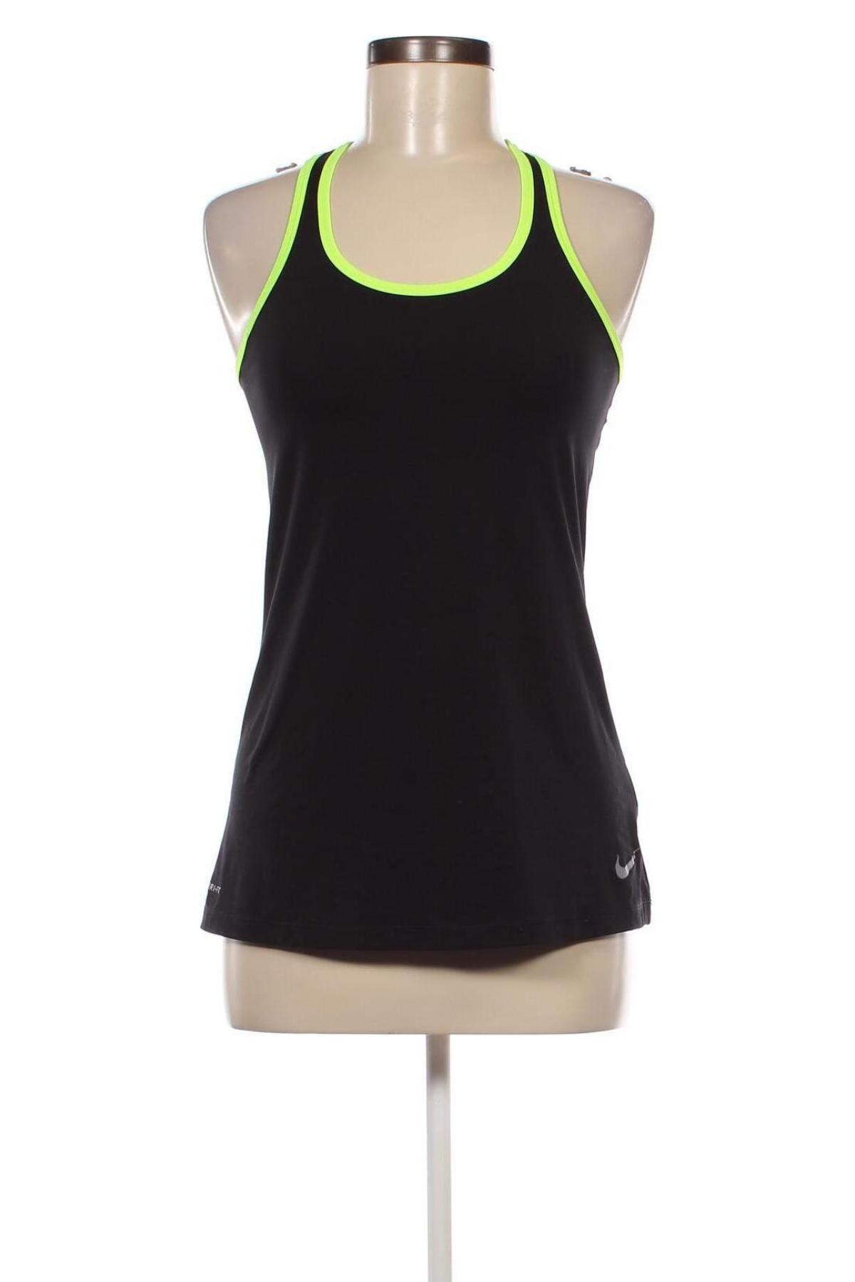 Damen Sporttop Nike, Größe M, Farbe Schwarz, Preis 10,99 €