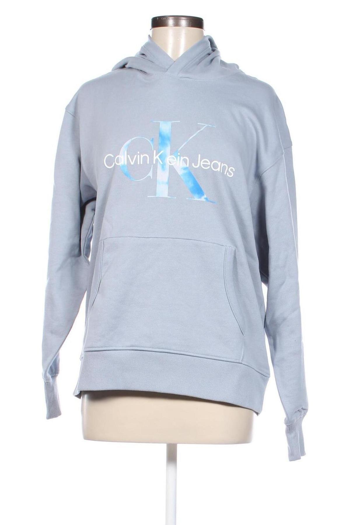 Damen Sweatshirt Calvin Klein Jeans, Größe S, Farbe Blau, Preis 74,99 €