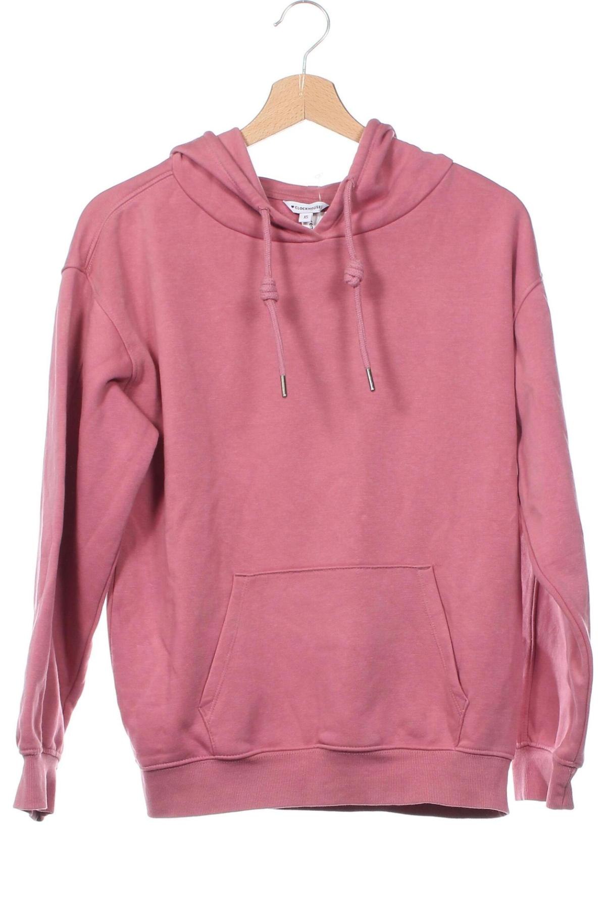 Damen Sweatshirt Clockhouse, Größe XS, Farbe Rosa, Preis 24,16 €