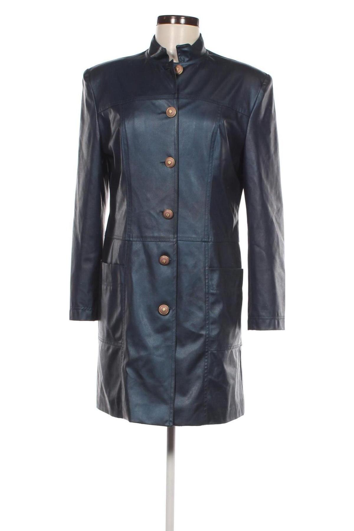 Damen Lederjacke, Größe S, Farbe Blau, Preis € 29,67