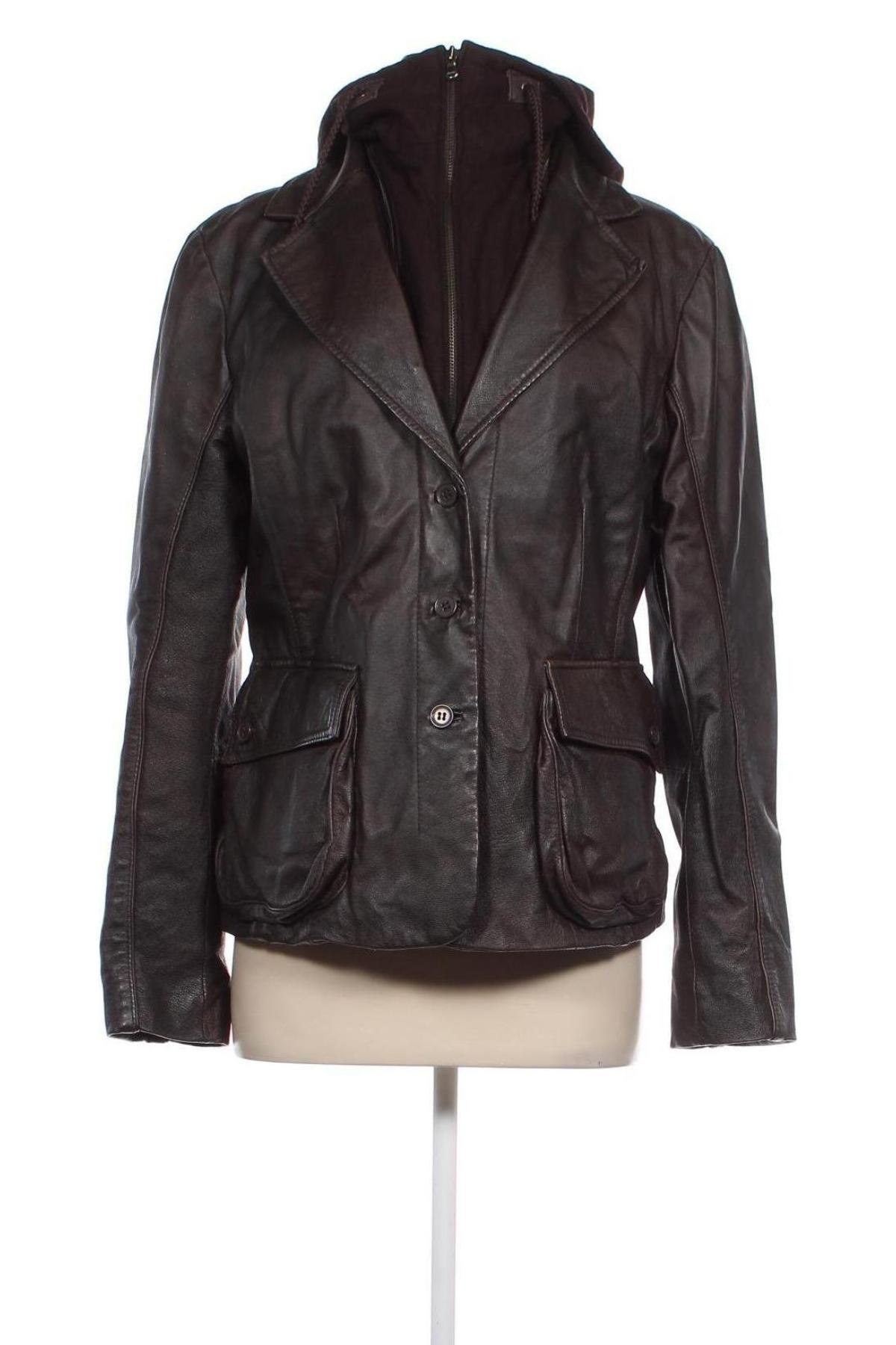 Damen Lederjacke, Größe XL, Farbe Braun, Preis € 34,99