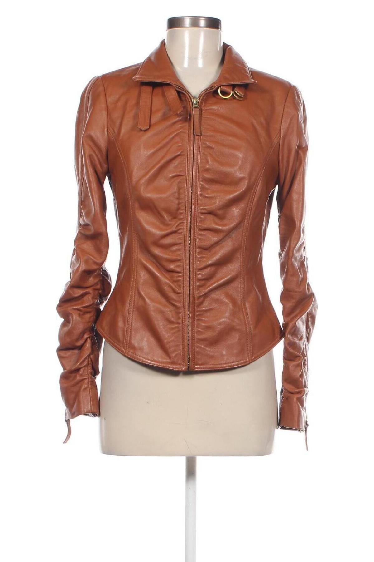 Damen Lederjacke Apart, Größe S, Farbe Braun, Preis 138,79 €