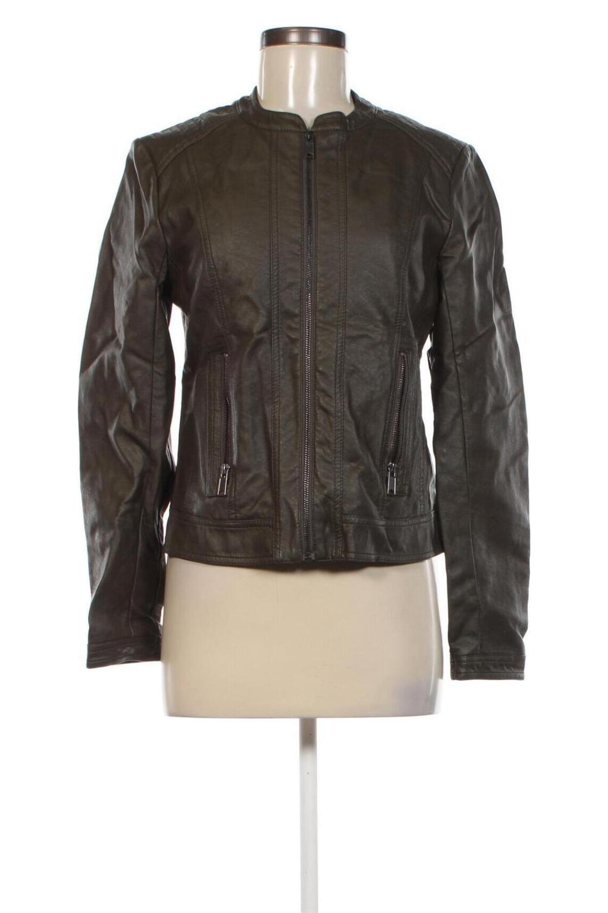 Damen Lederjacke B.Young, Größe M, Farbe Grün, Preis € 33,99