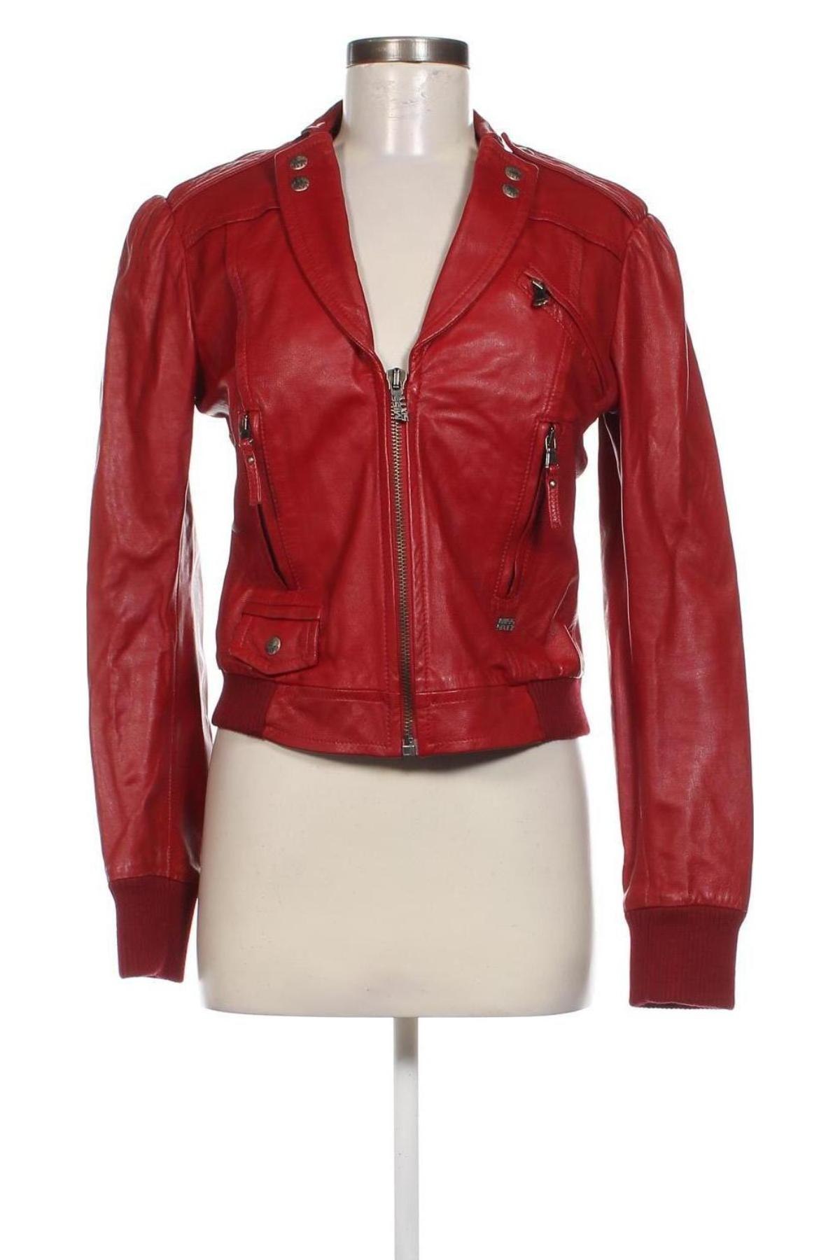 Damen Lederjacke Miss Sixty, Größe M, Farbe Rot, Preis 50,99 €