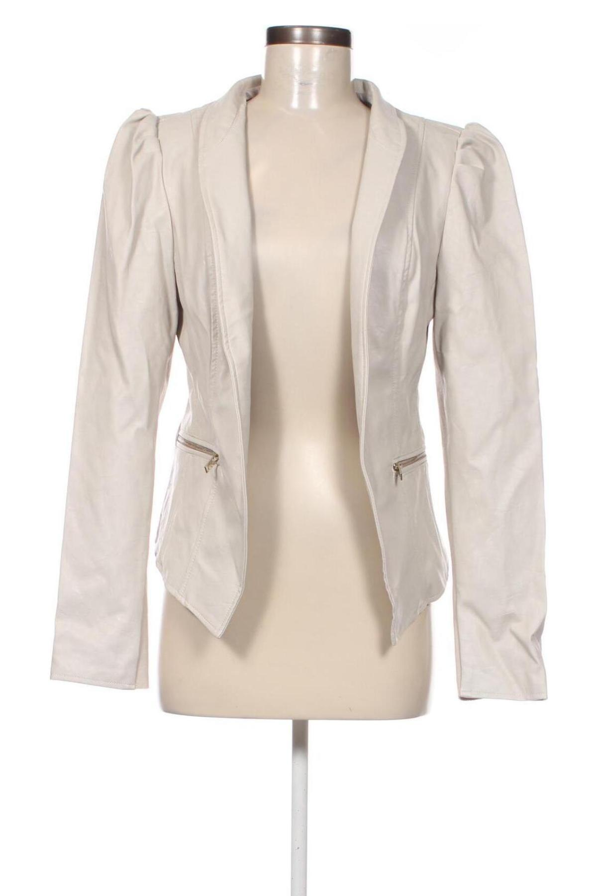 Damen Lederjacke Part Two, Größe L, Farbe Beige, Preis € 28,99