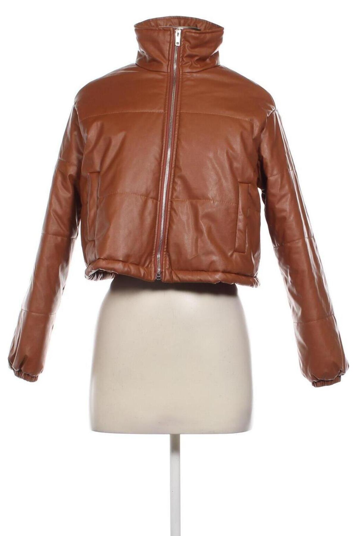 Damen Lederjacke SHEIN, Größe S, Farbe Braun, Preis 19,49 €