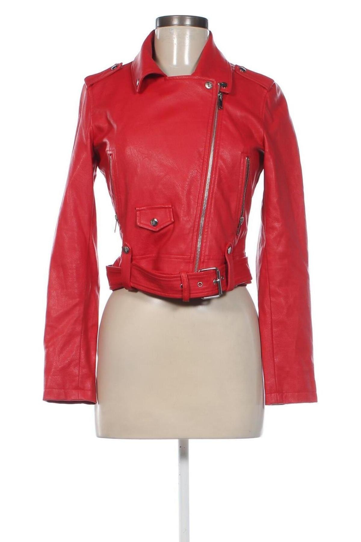 Damen Lederjacke Tally Weijl, Größe S, Farbe Rot, Preis € 29,67