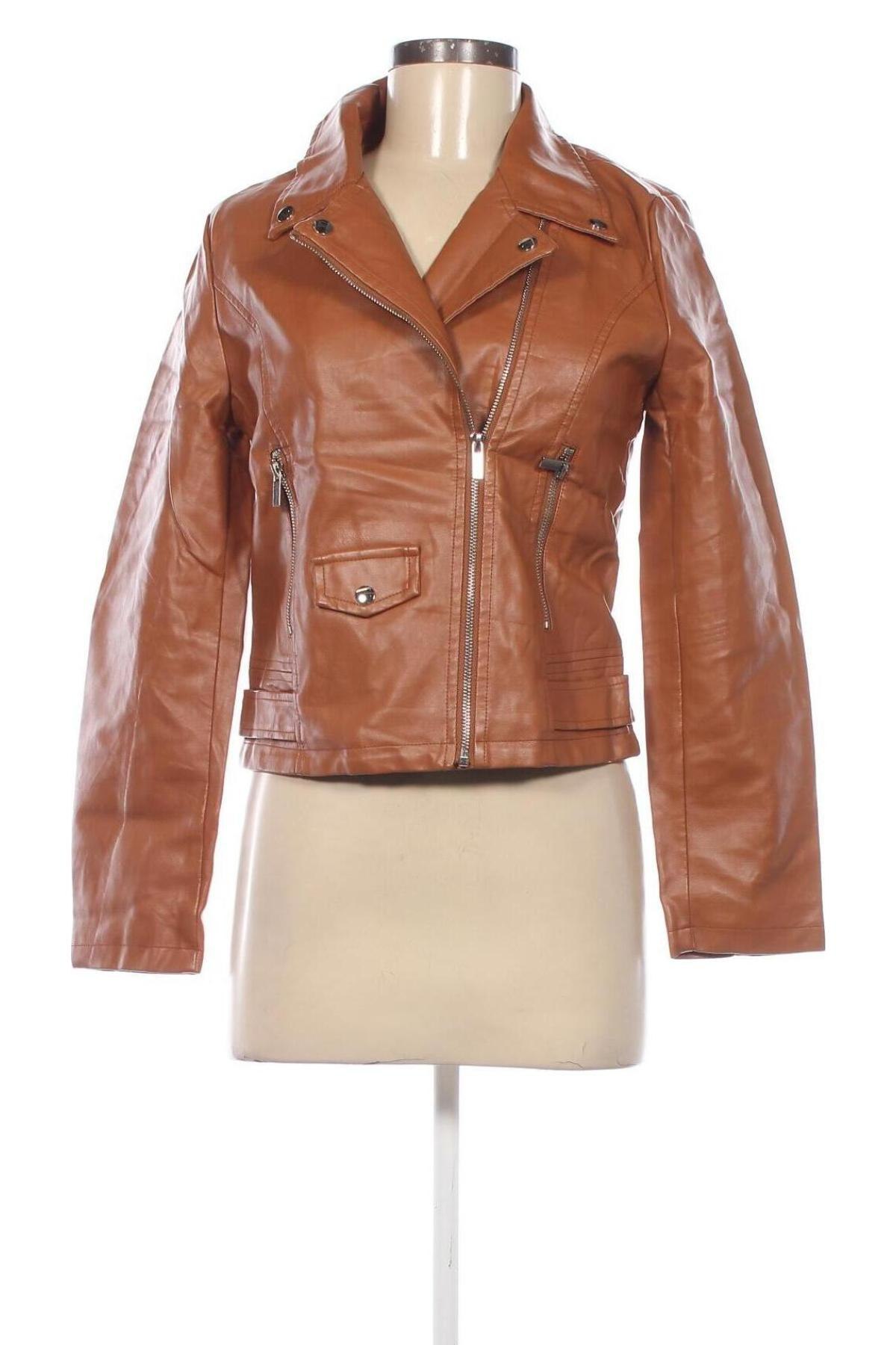 Damen Lederjacke Tanming, Größe S, Farbe Braun, Preis € 20,99