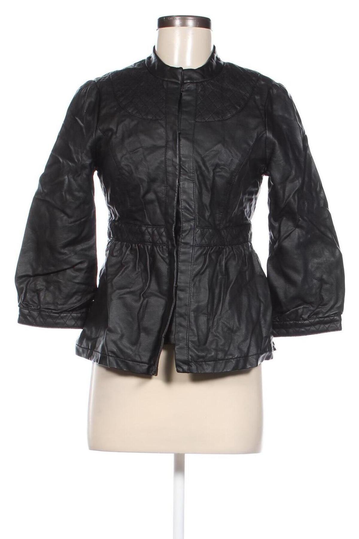 Damen Lederjacke Vero Moda, Größe S, Farbe Schwarz, Preis € 11,99