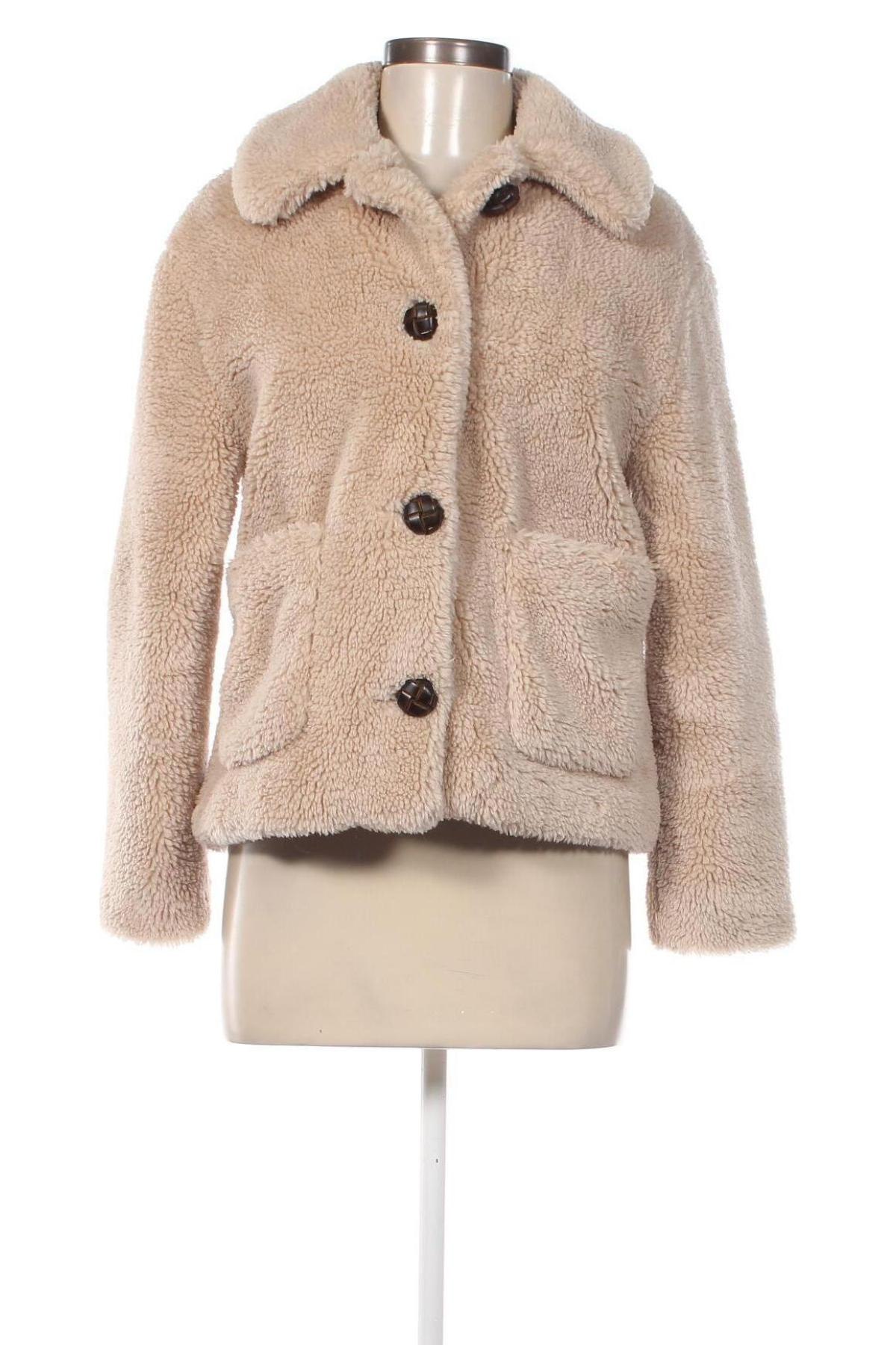 Damenmantel Zara, Größe XS, Farbe Beige, Preis € 47,79