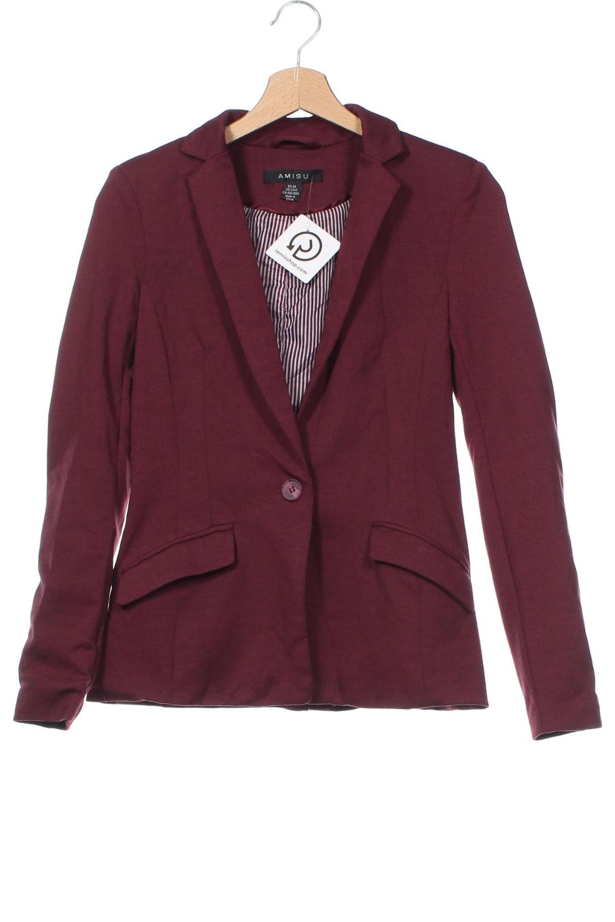 Damen Blazer Amisu, Größe XS, Farbe Rot, Preis 13,99 €