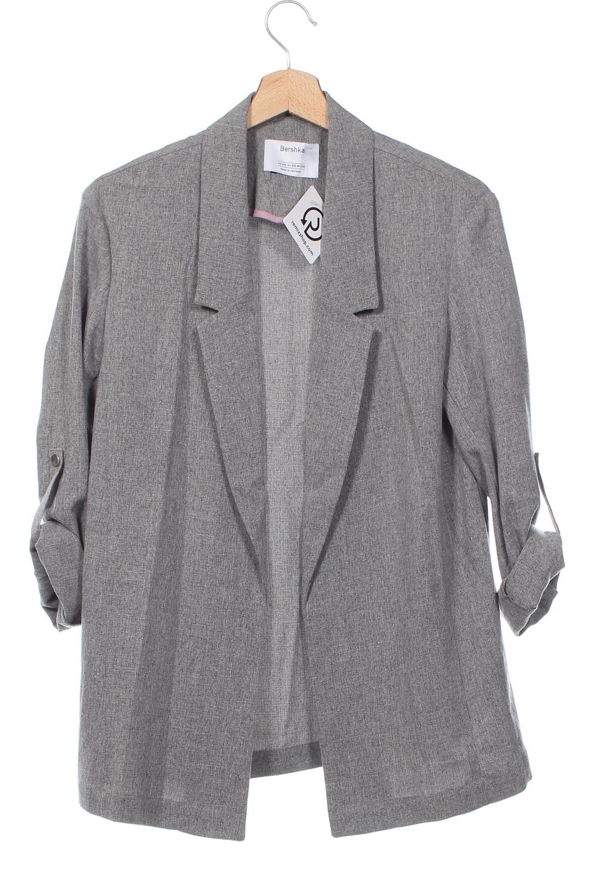 Damen Blazer Bershka, Größe XS, Farbe Grau, Preis € 15,99