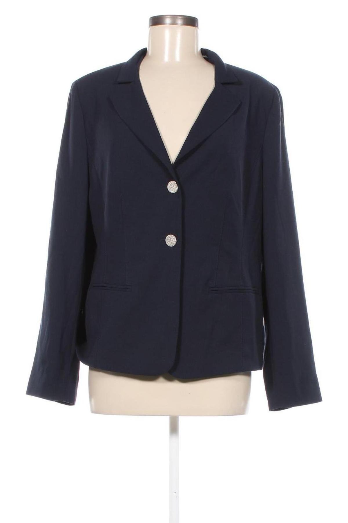 Damen Blazer Gina Laura, Größe L, Farbe Blau, Preis € 21,99