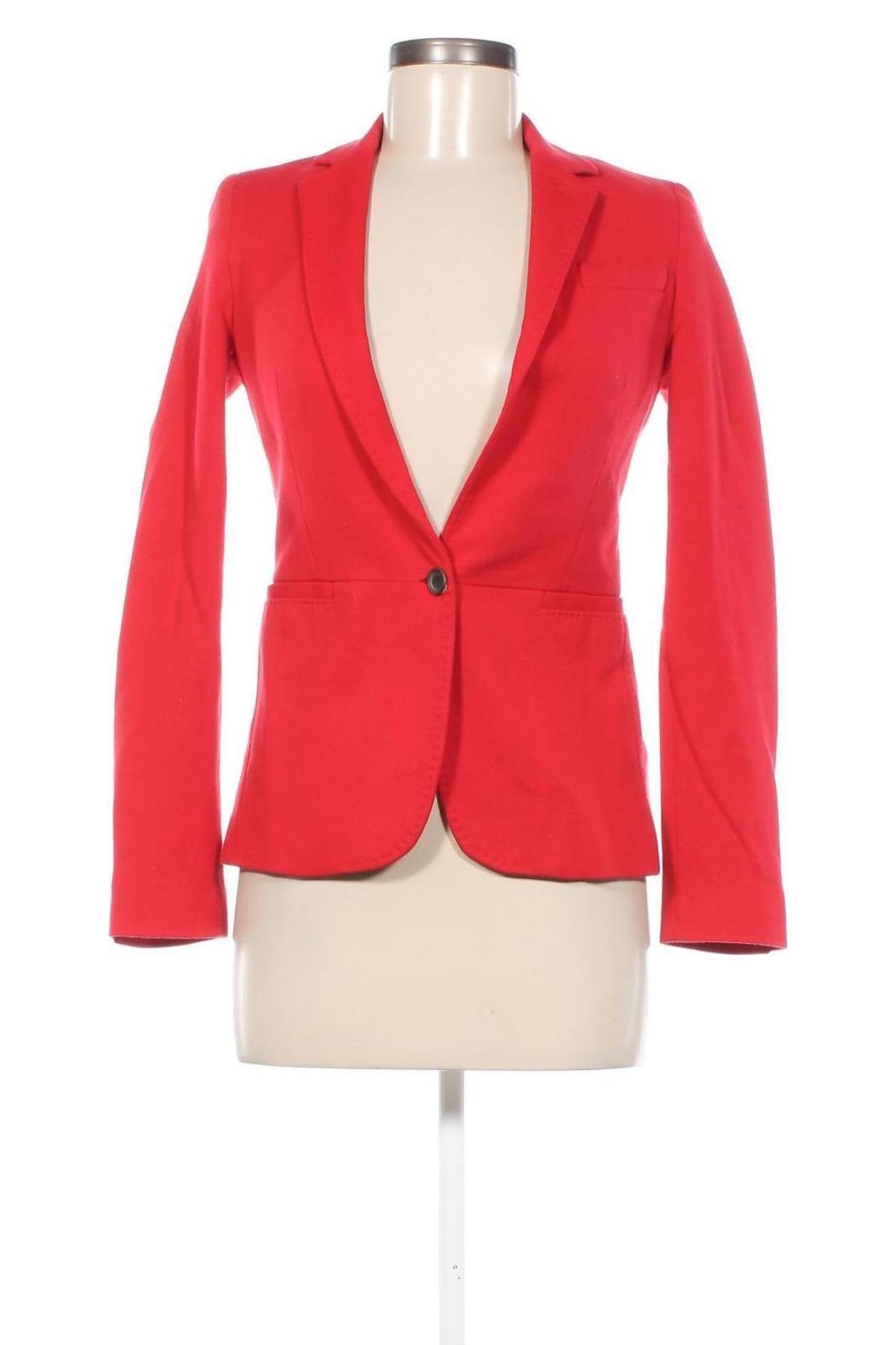 Damen Blazer Massimo Dutti, Größe S, Farbe Rot, Preis 30,99 €