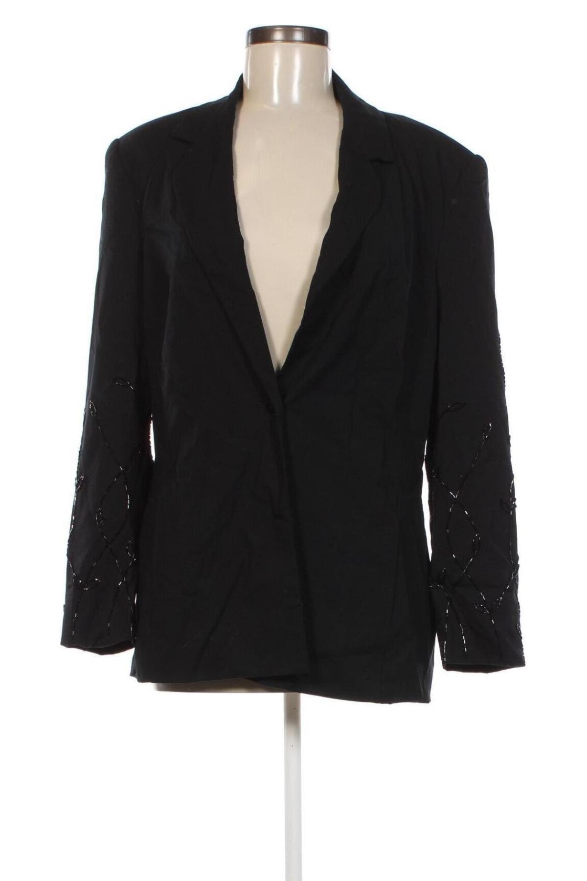 Damen Blazer Peter Hahn, Größe L, Farbe Schwarz, Preis 75,99 €